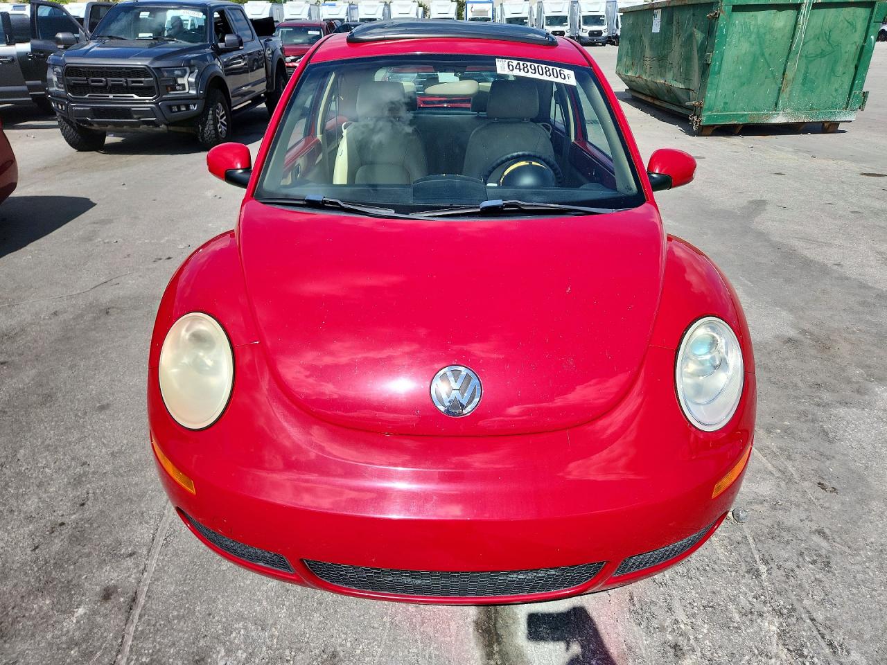 2008 Volkswagen New Beetle S Red vin: 3VWRW31C98M520221