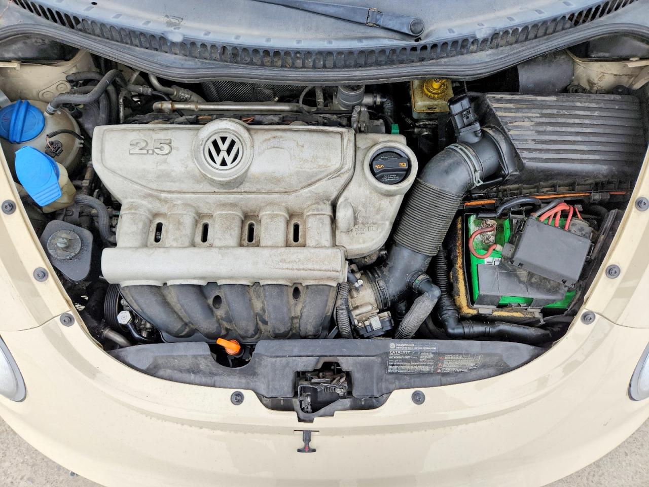 2008 Volkswagen New Beetle S Cream vin: 3VWRW31C98M521207