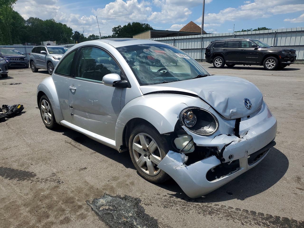 2007 Volkswagen New Beetle 2.5l Option Package 1 Серебряный vin: 3VWRW31CX7M518394