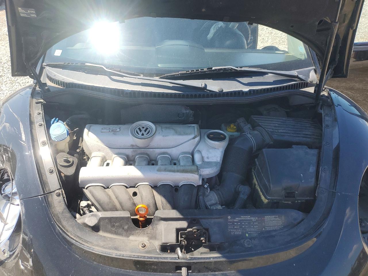 2009 Volkswagen New Beetle S Black vin: 3VWRW31CX9M500903
