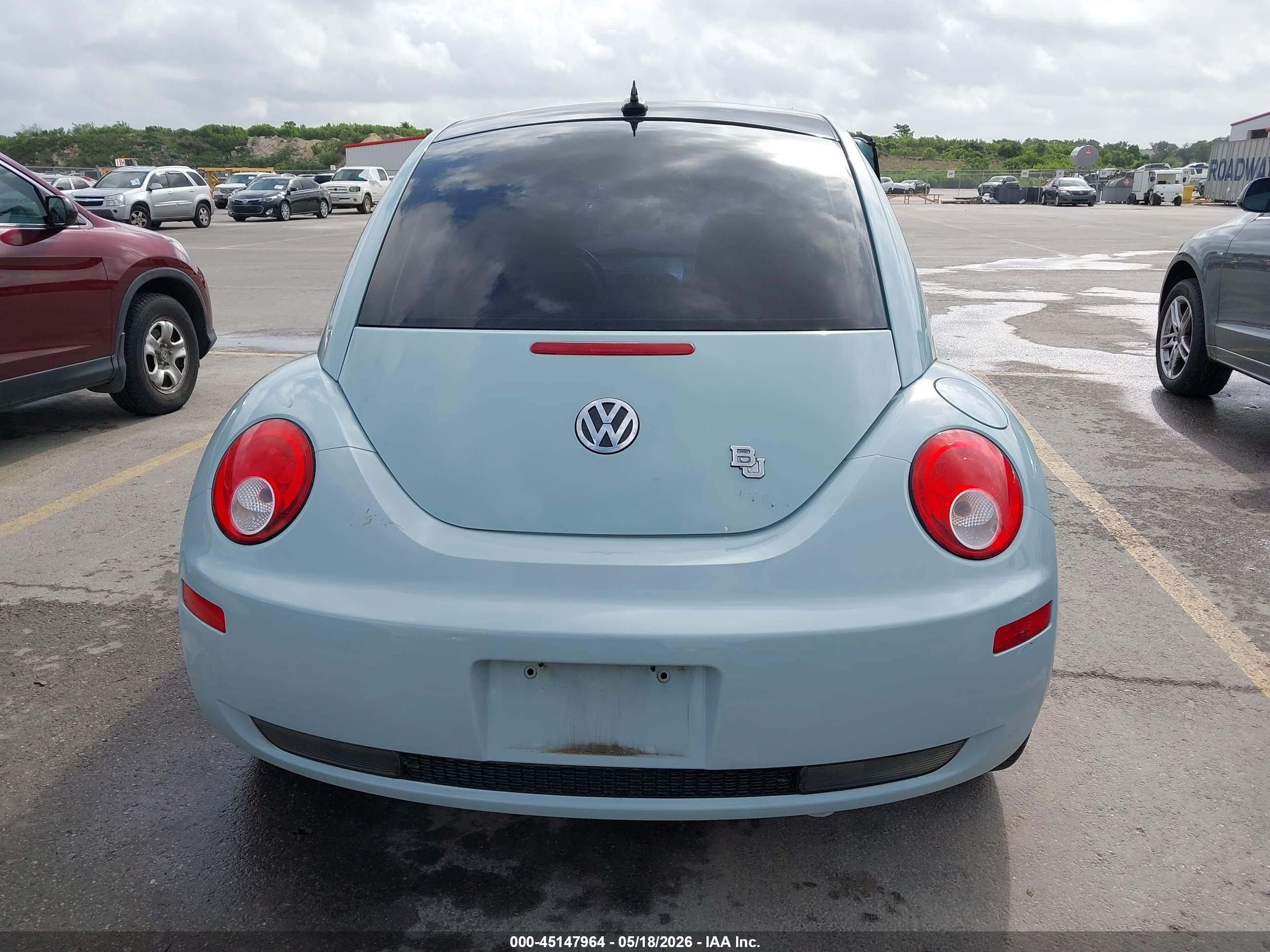 2010 Volkswagen New Beetle 2.5l Final Edition Light Blue vin: 3VWRW3AG2AM023696