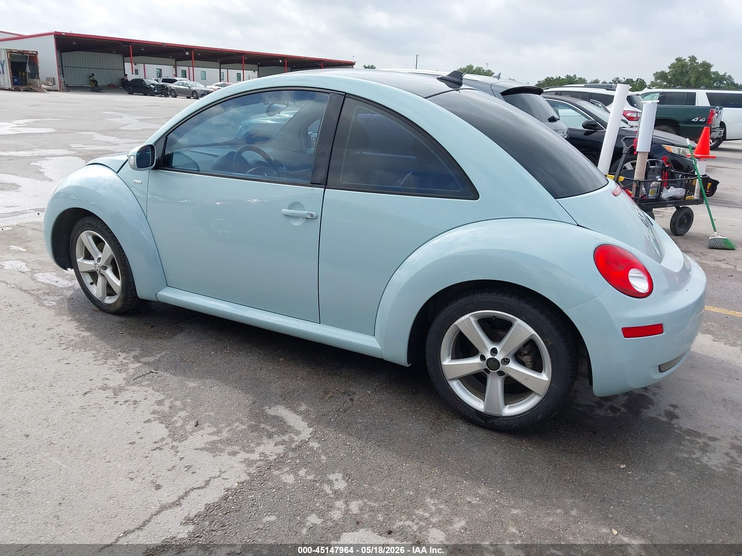 2010 Volkswagen New Beetle 2.5l Final Edition Light Blue vin: 3VWRW3AG2AM023696
