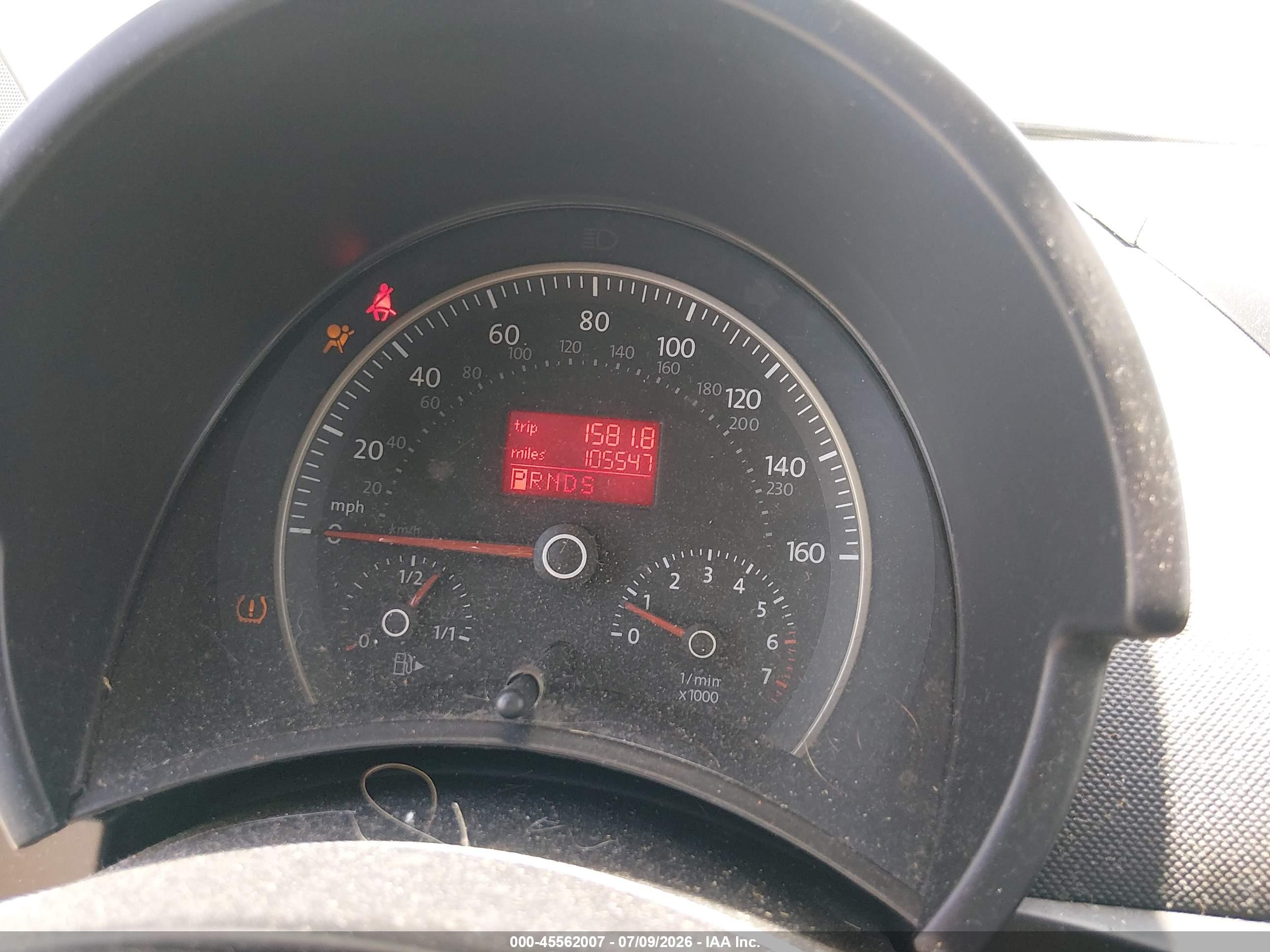 2010 Volkswagen New Beetle 2.5l Yellow vin: 3VWRW3AG3AM021844