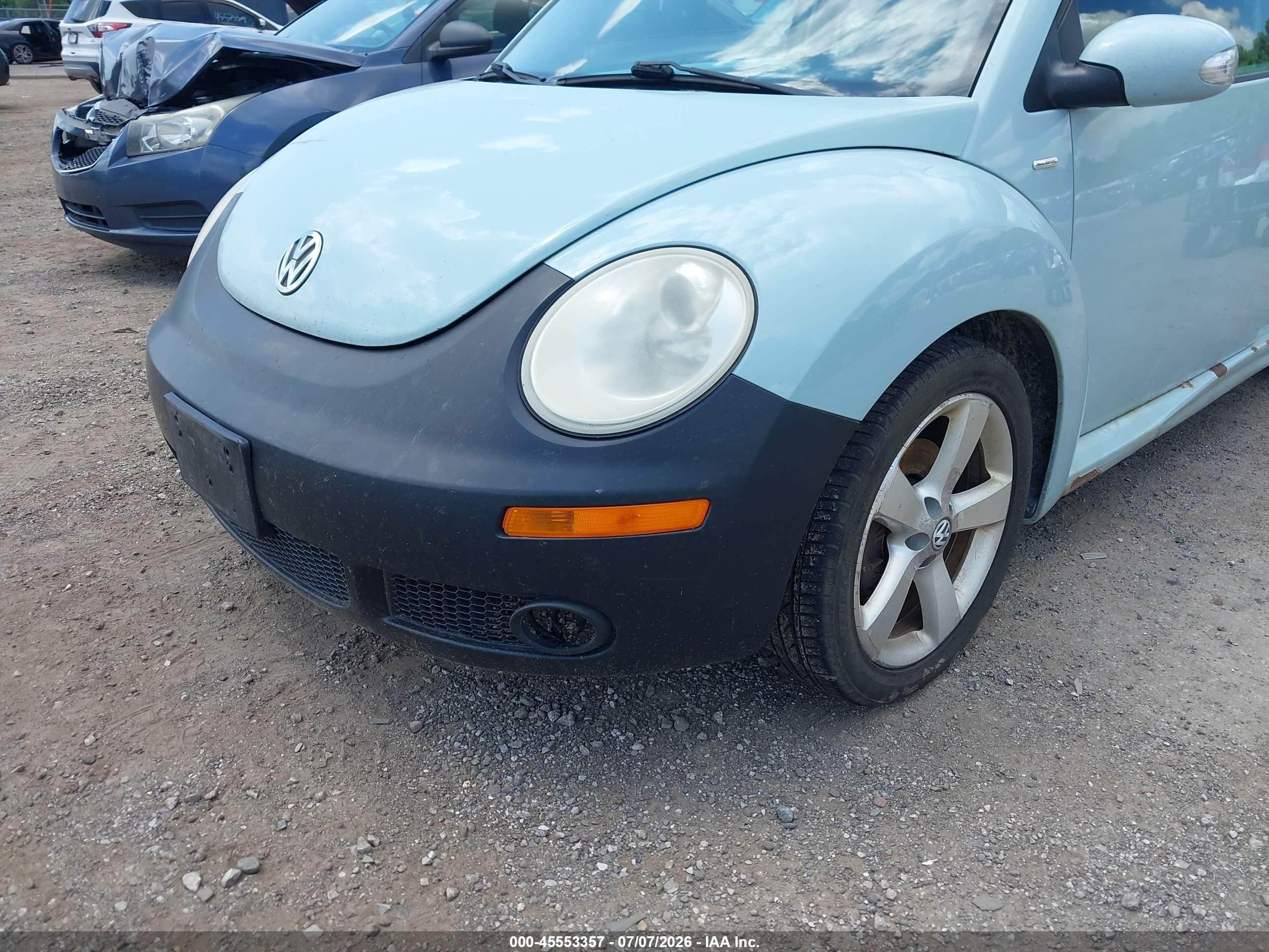 2010 Volkswagen New Beetle 2.5l Final Edition Blue vin: 3VWRW3AG5AM023627