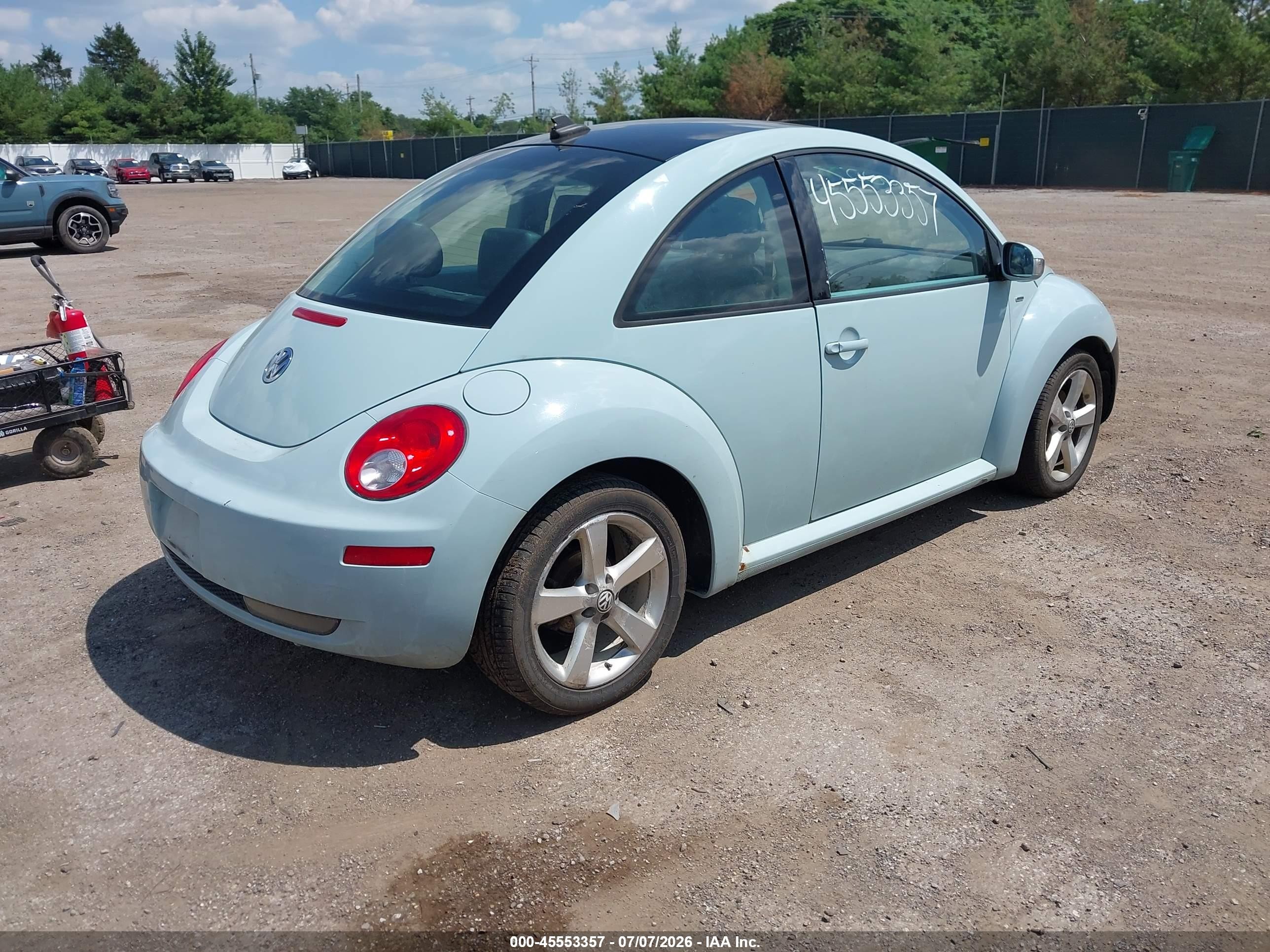 2010 Volkswagen New Beetle 2.5l Final Edition Blue vin: 3VWRW3AG5AM023627