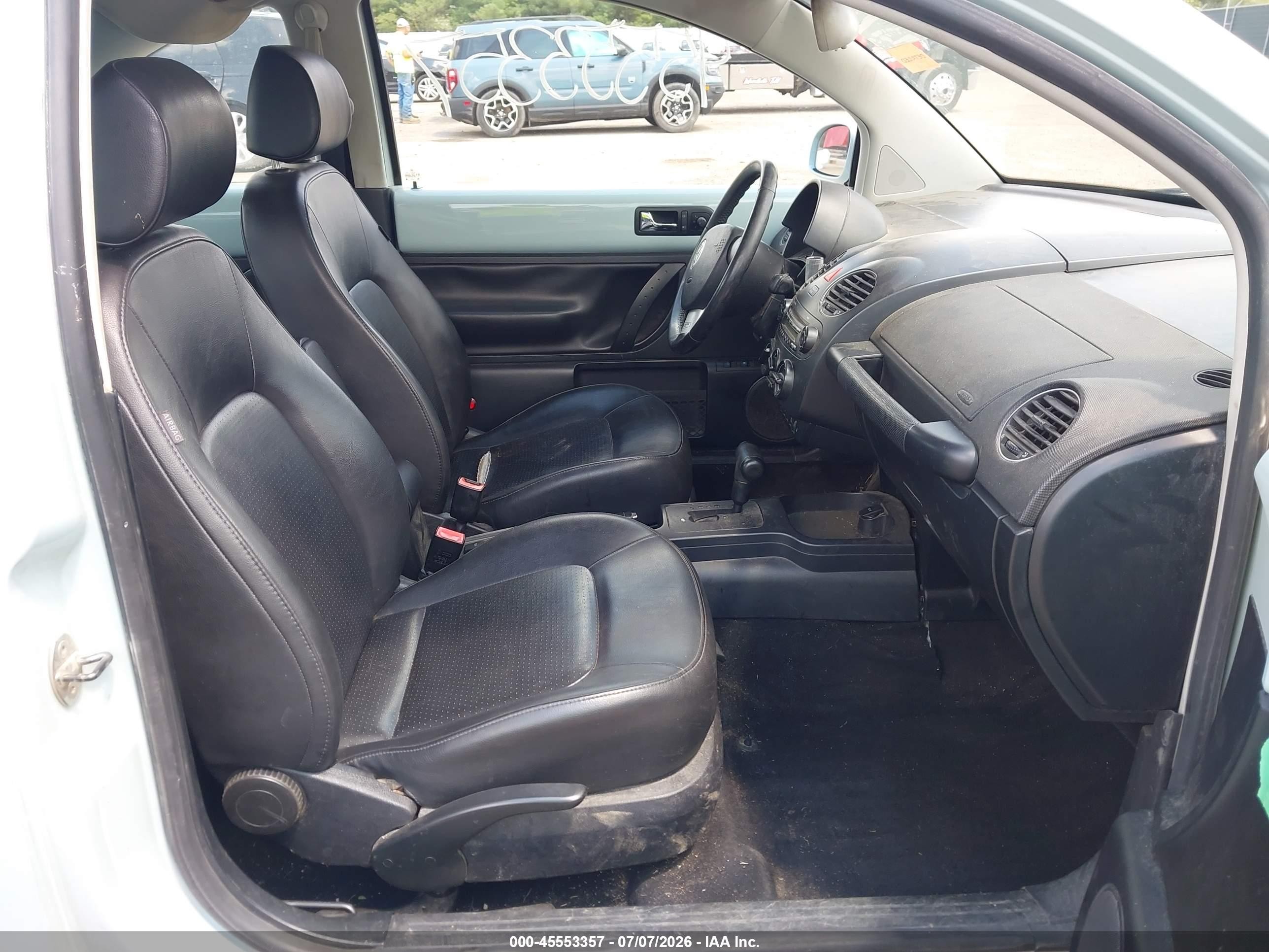 2010 Volkswagen New Beetle 2.5l Final Edition Blue vin: 3VWRW3AG5AM023627