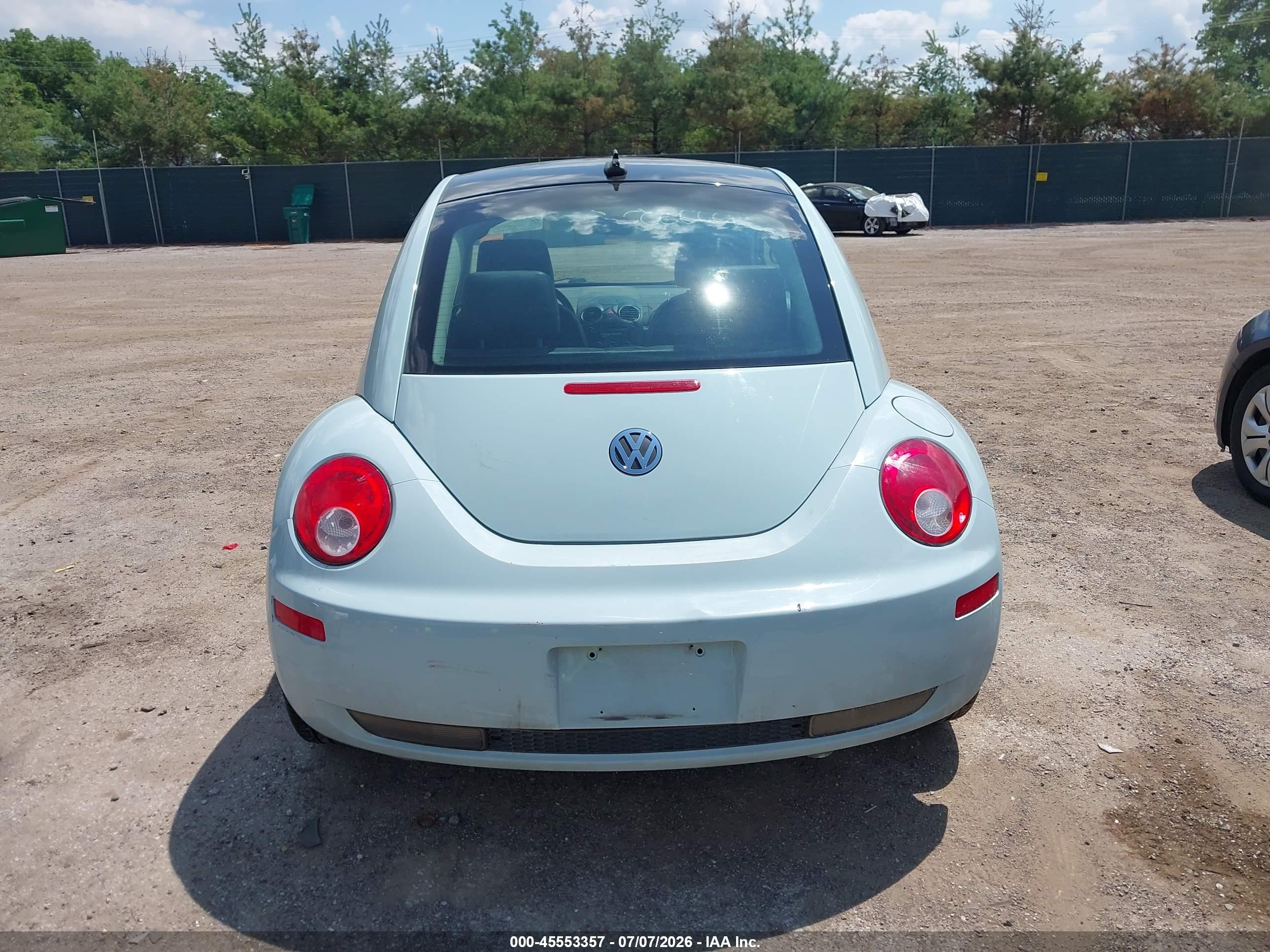 2010 Volkswagen New Beetle 2.5l Final Edition Blue vin: 3VWRW3AG5AM023627