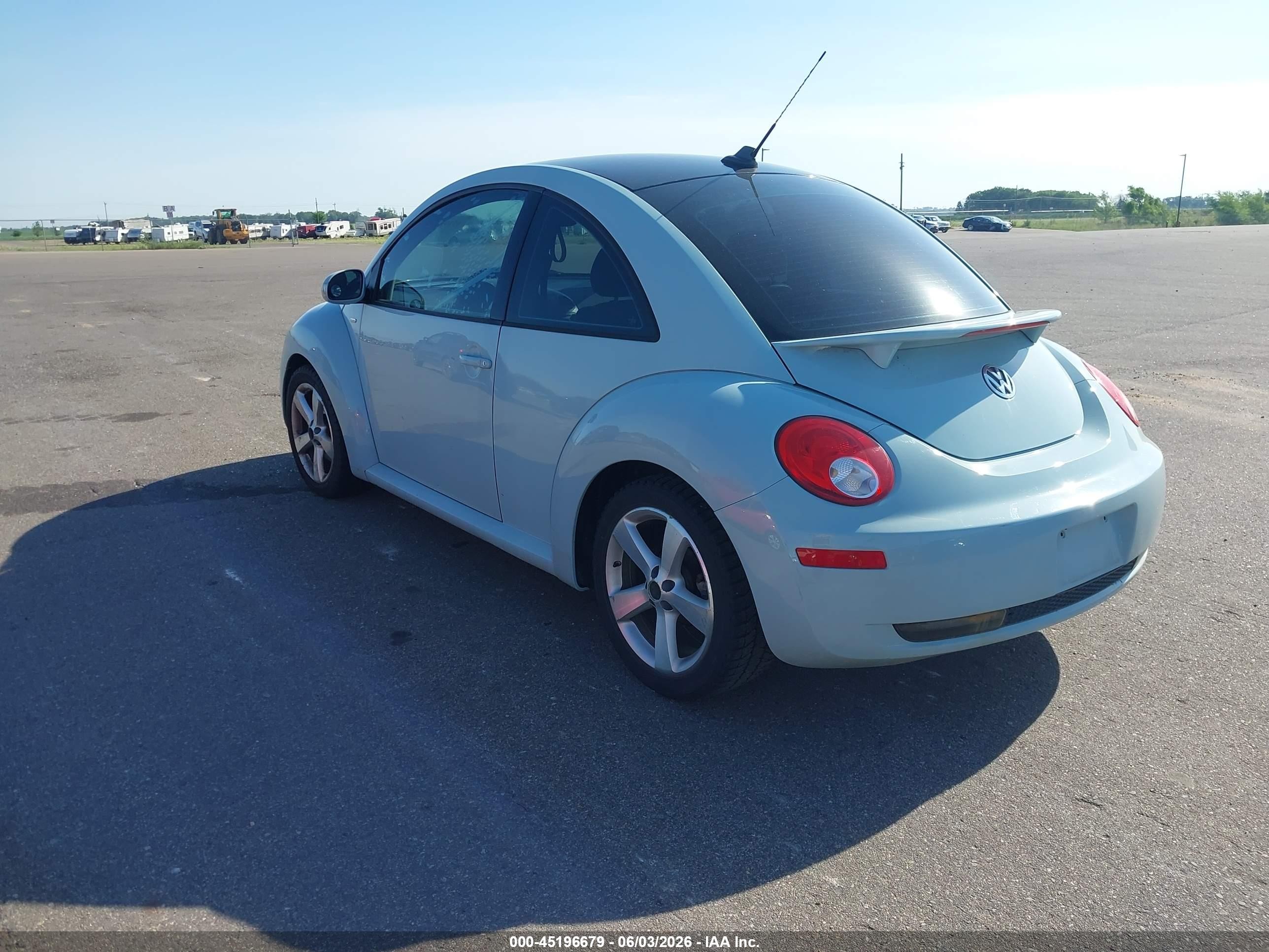 2010 Volkswagen New Beetle 2.5l Final Edition Blue vin: 3VWRW3AG5AM027483
