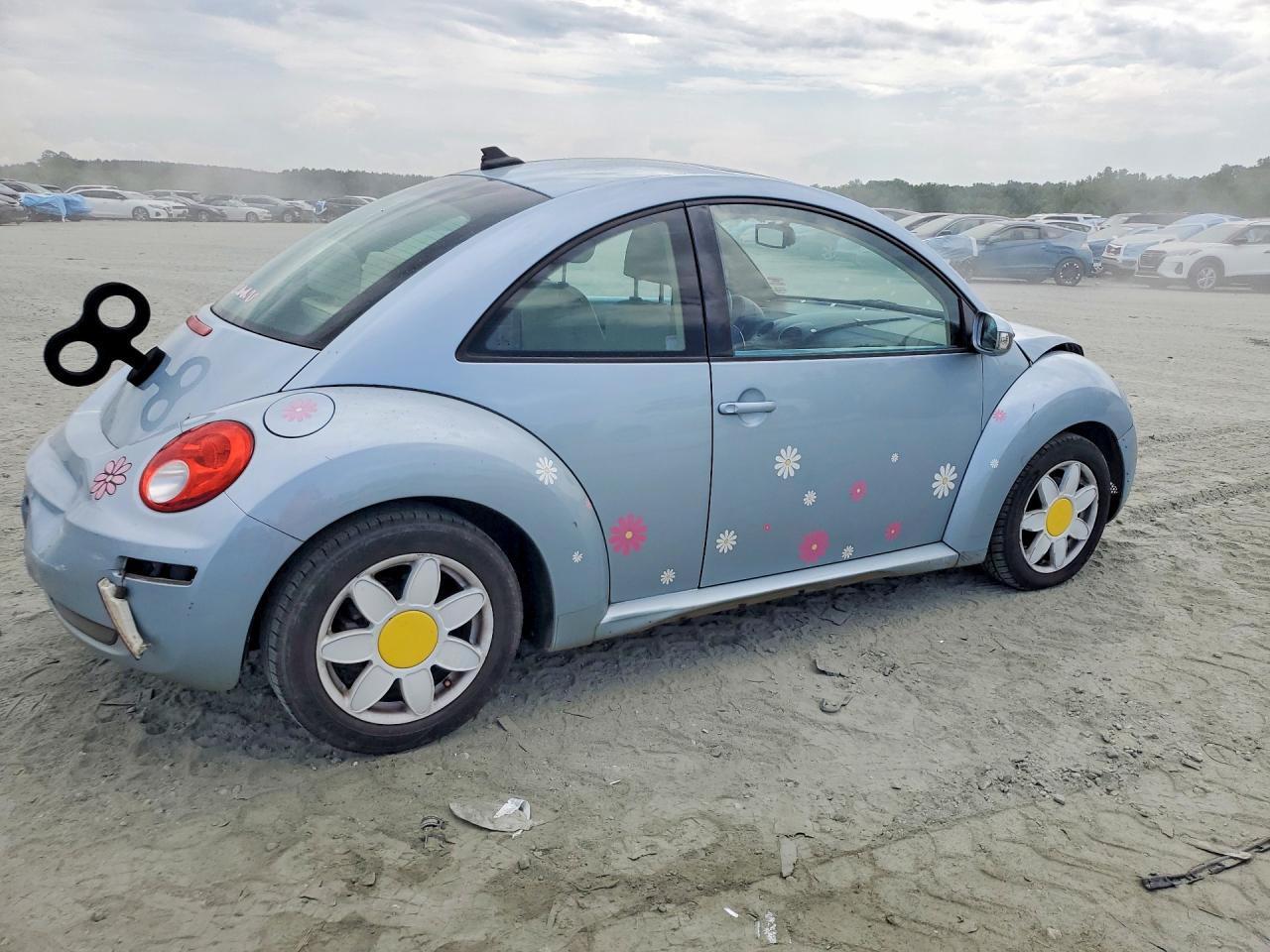 2010 Volkswagen New Beetle Синий vin: 3VWRW3AG7AM028621