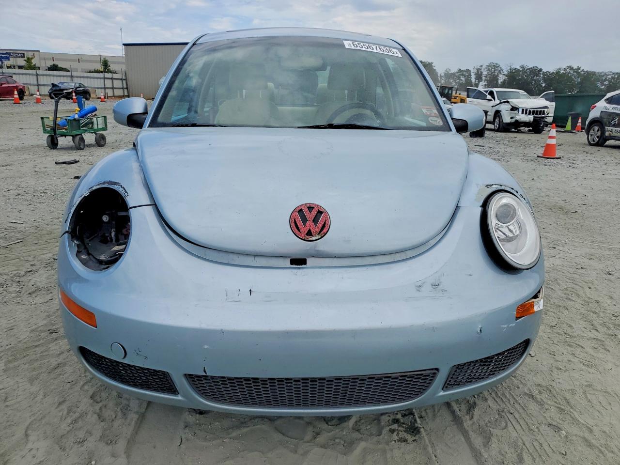 2010 Volkswagen New Beetle Синий vin: 3VWRW3AG7AM028621