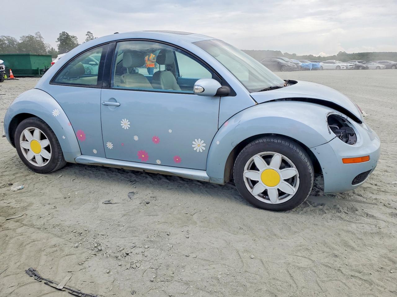 2010 Volkswagen New Beetle Синий vin: 3VWRW3AG7AM028621