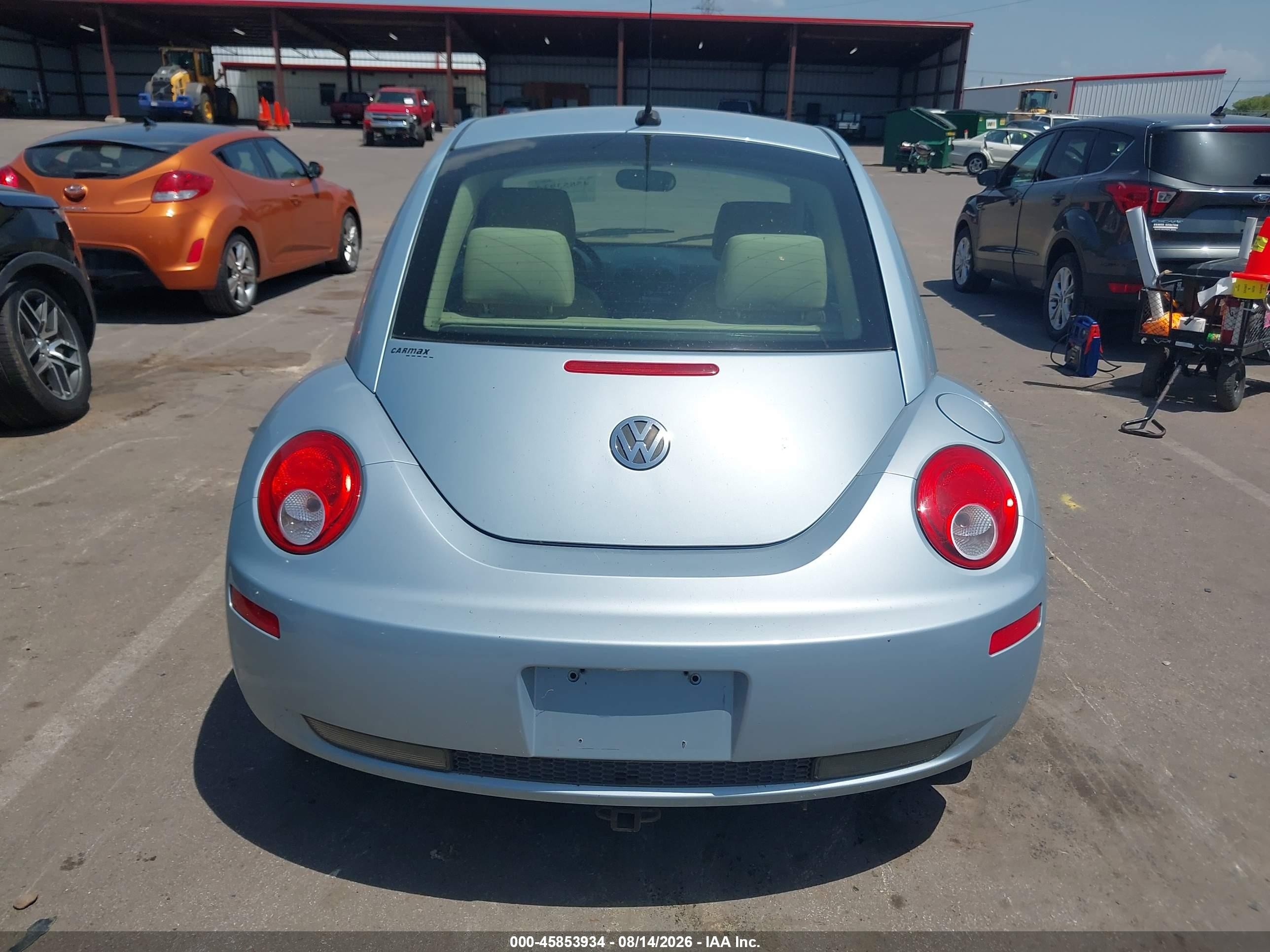 2010 Volkswagen New Beetle 2.5l Light Blue vin: 3VWRW3AGXAM022859