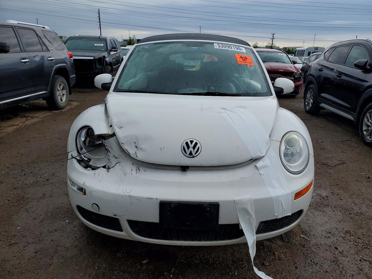 2010 Volkswagen New Beetle White vin: 3VWRW3AL6AM003349