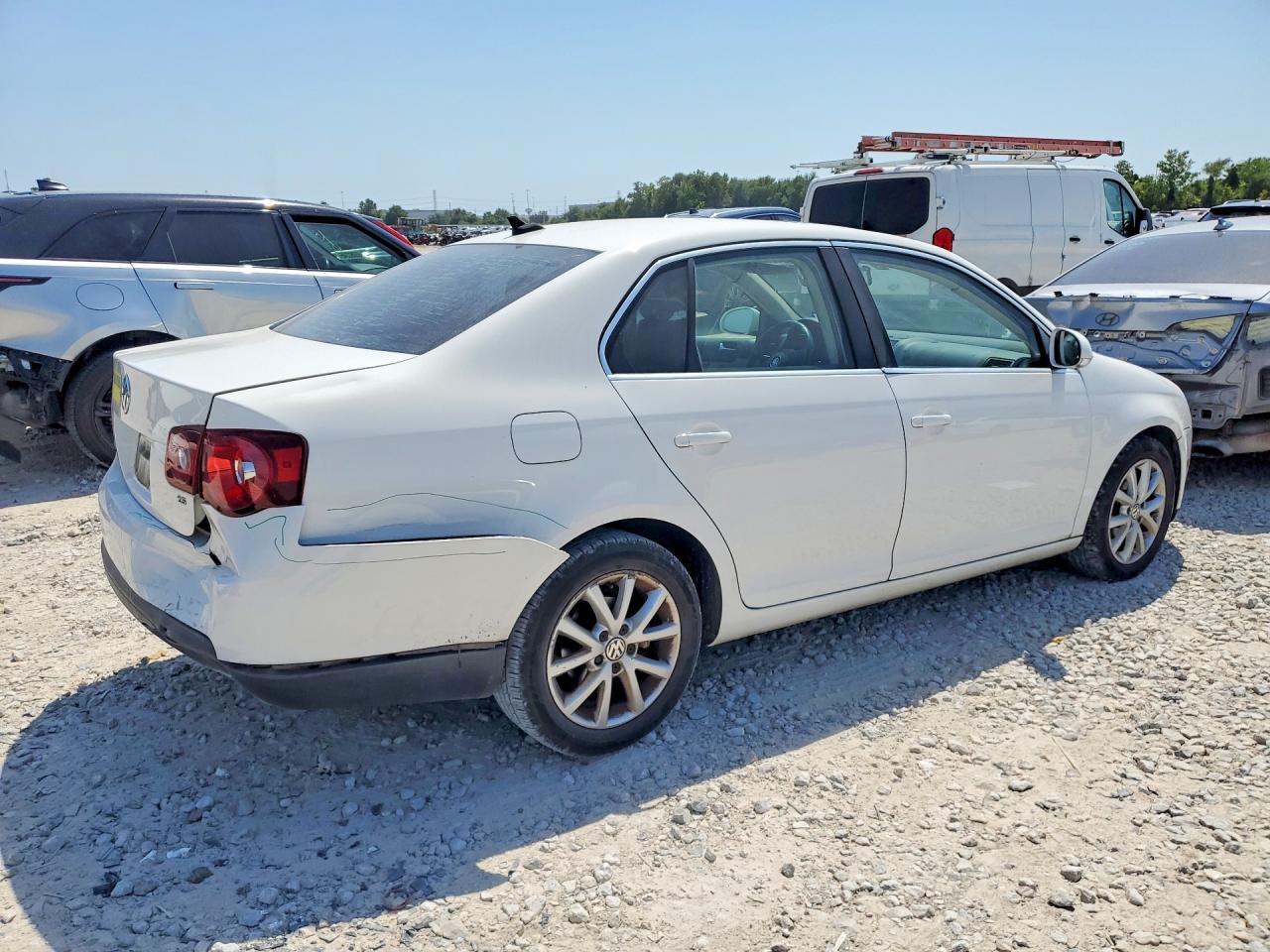 2010 Volkswagen Jetta Se White vin: 3VWRX7AJ0AM046040