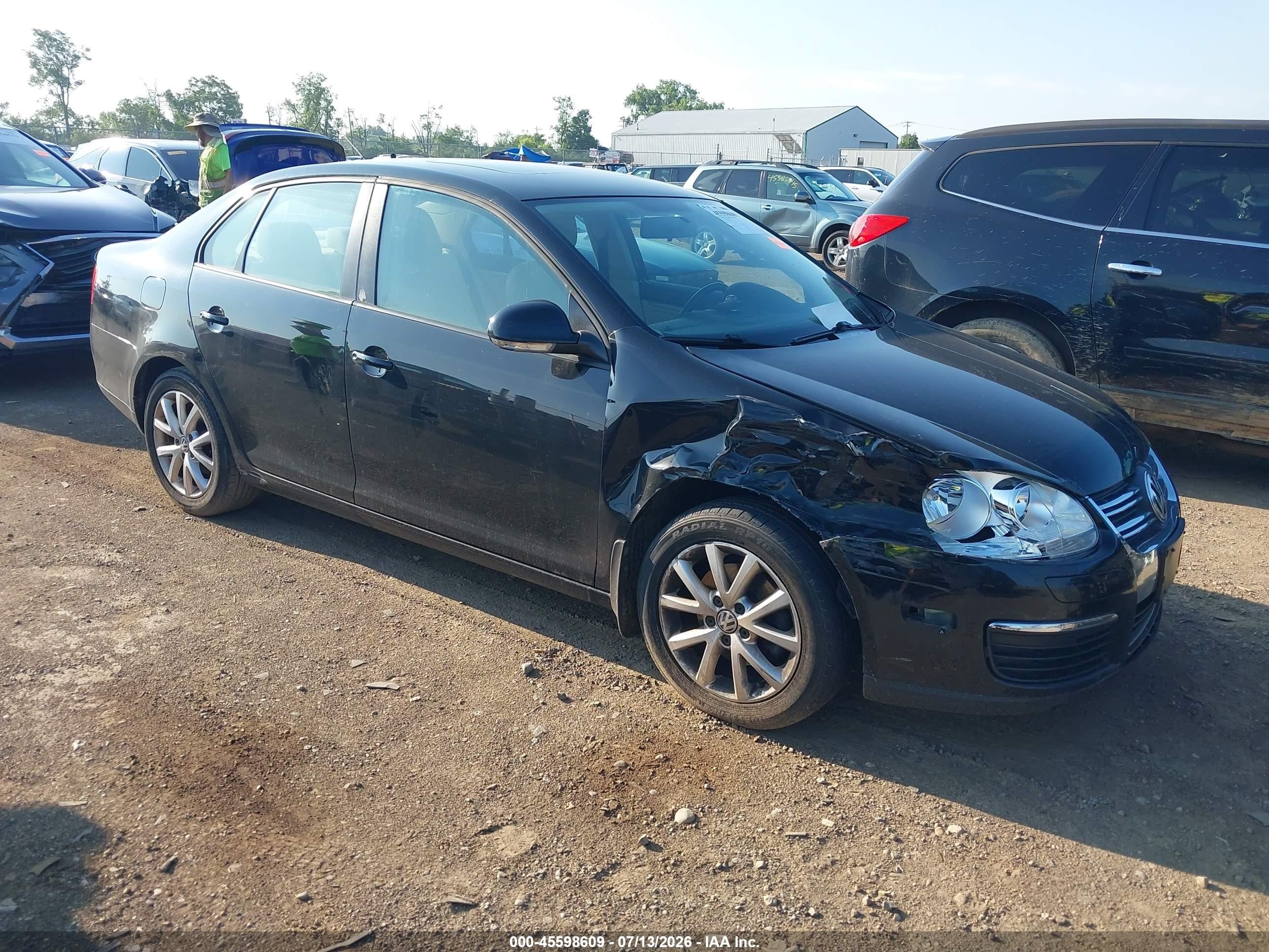 2010 Volkswagen Jetta Limited Edition Black vin: 3VWRX7AJ0AM134179