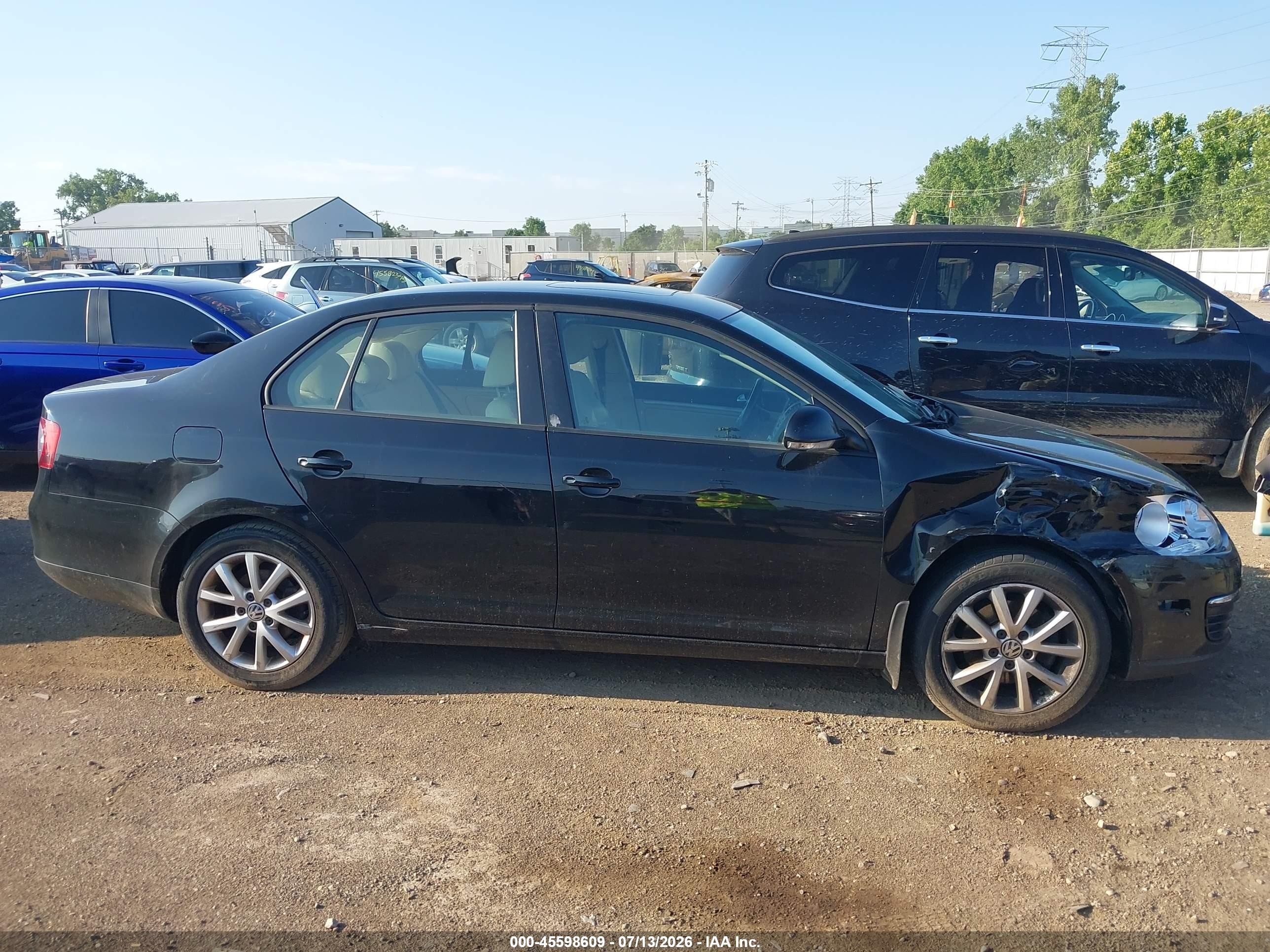 2010 Volkswagen Jetta Limited Edition Black vin: 3VWRX7AJ0AM134179