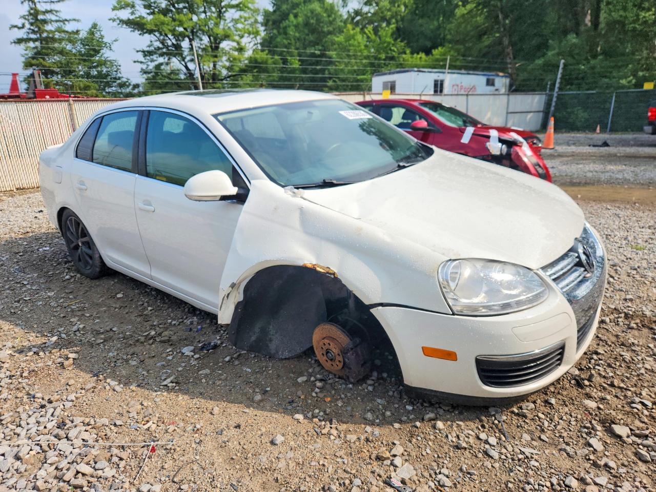 2010 Volkswagen Jetta Se White vin: 3VWRX7AJ1AM054602