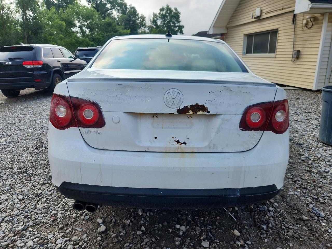 2010 Volkswagen Jetta Se White vin: 3VWRX7AJ1AM054602