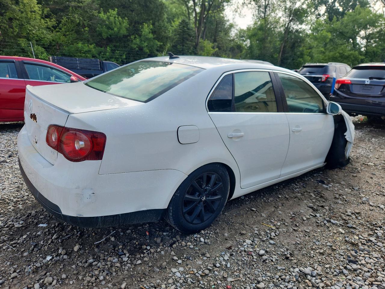 2010 Volkswagen Jetta Se White vin: 3VWRX7AJ1AM054602