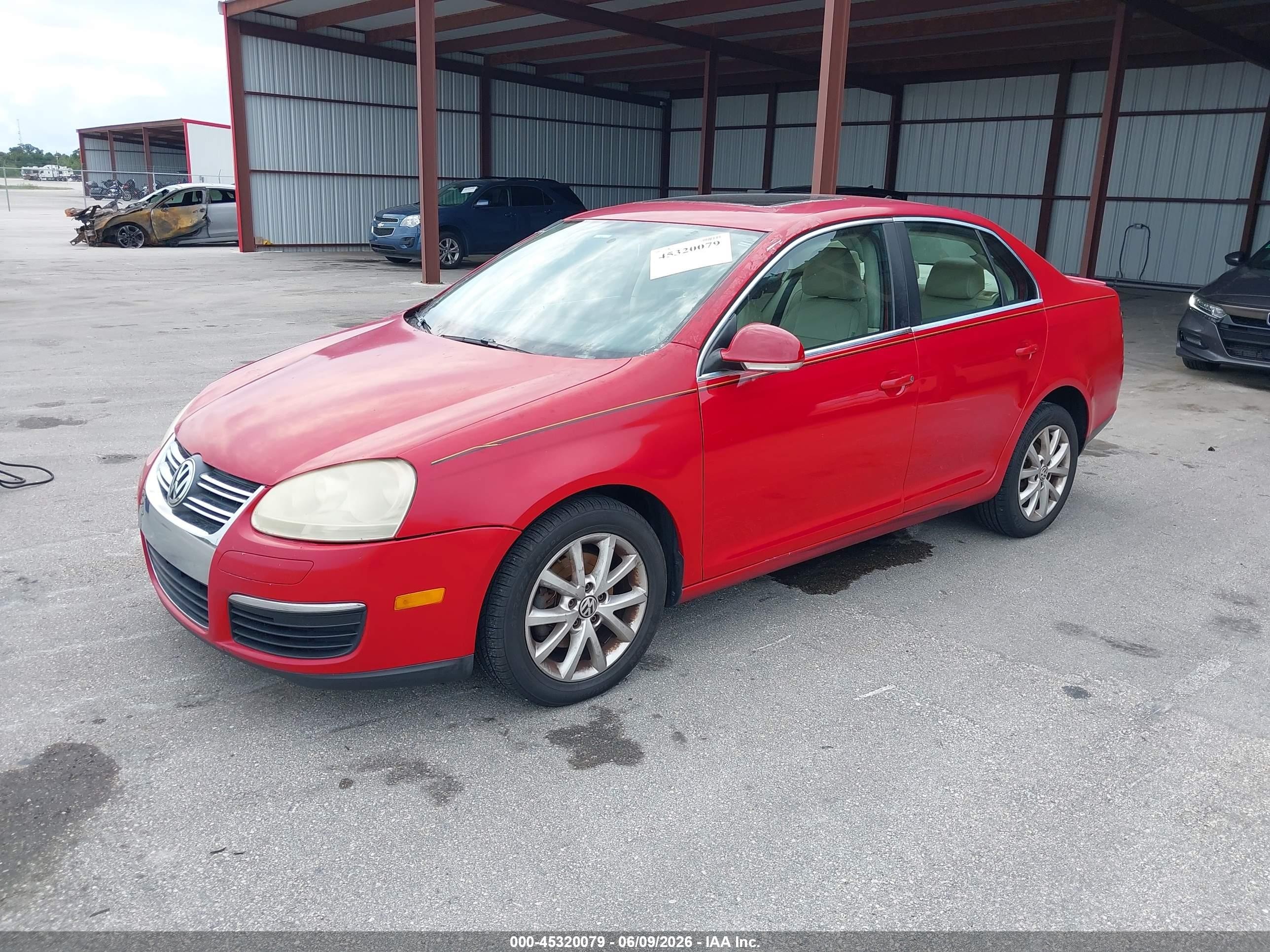 2010 Volkswagen Jetta Se Red vin: 3VWRX7AJ2AM059713
