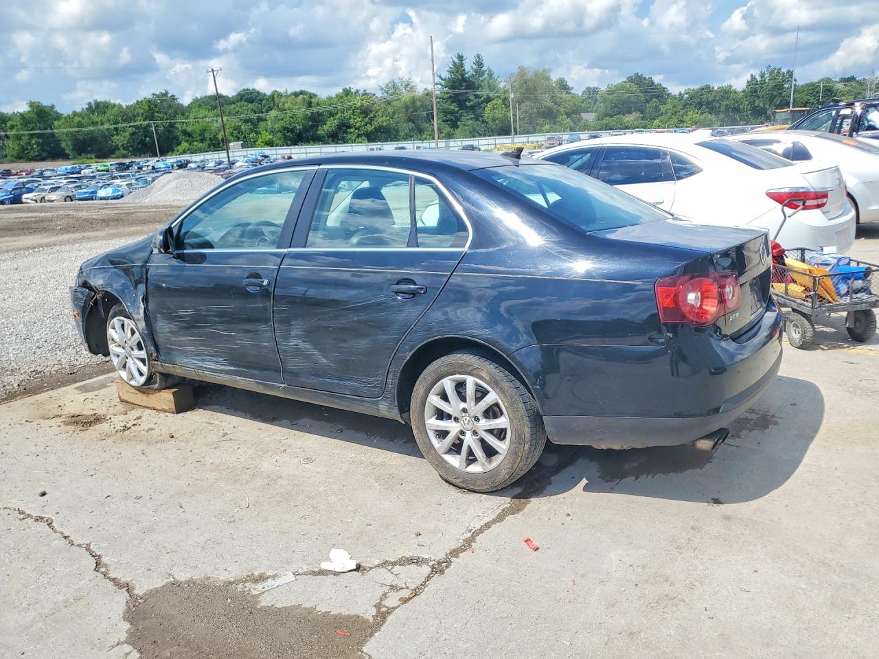 2010 Volkswagen Jetta Se Black vin: 3VWRX7AJ3AM065679