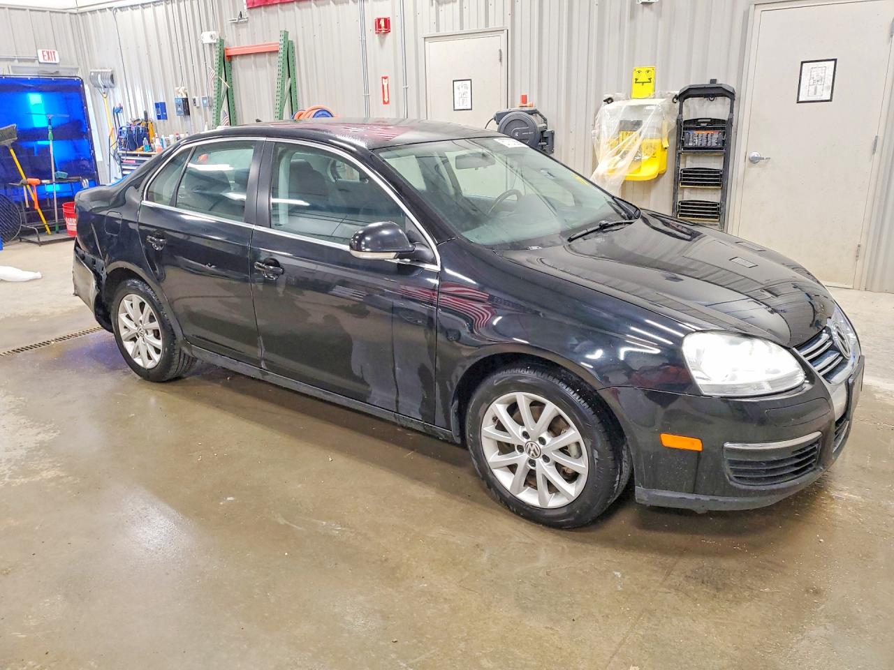 2010 Volkswagen Jetta Se Black vin: 3VWRX7AJ6AM041537