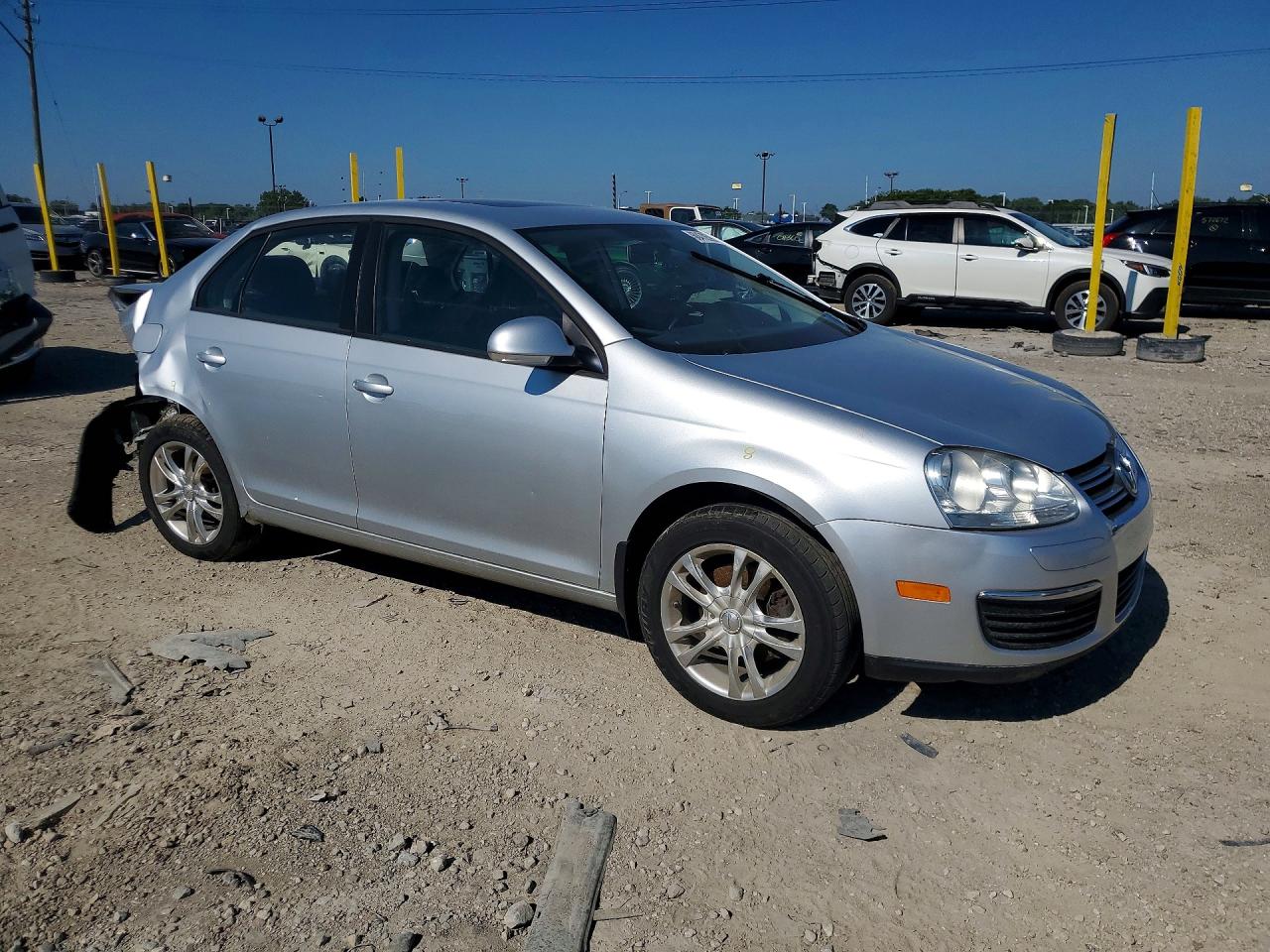 2010 Volkswagen Jetta Se Silver vin: 3VWRX7AJ9AM164488