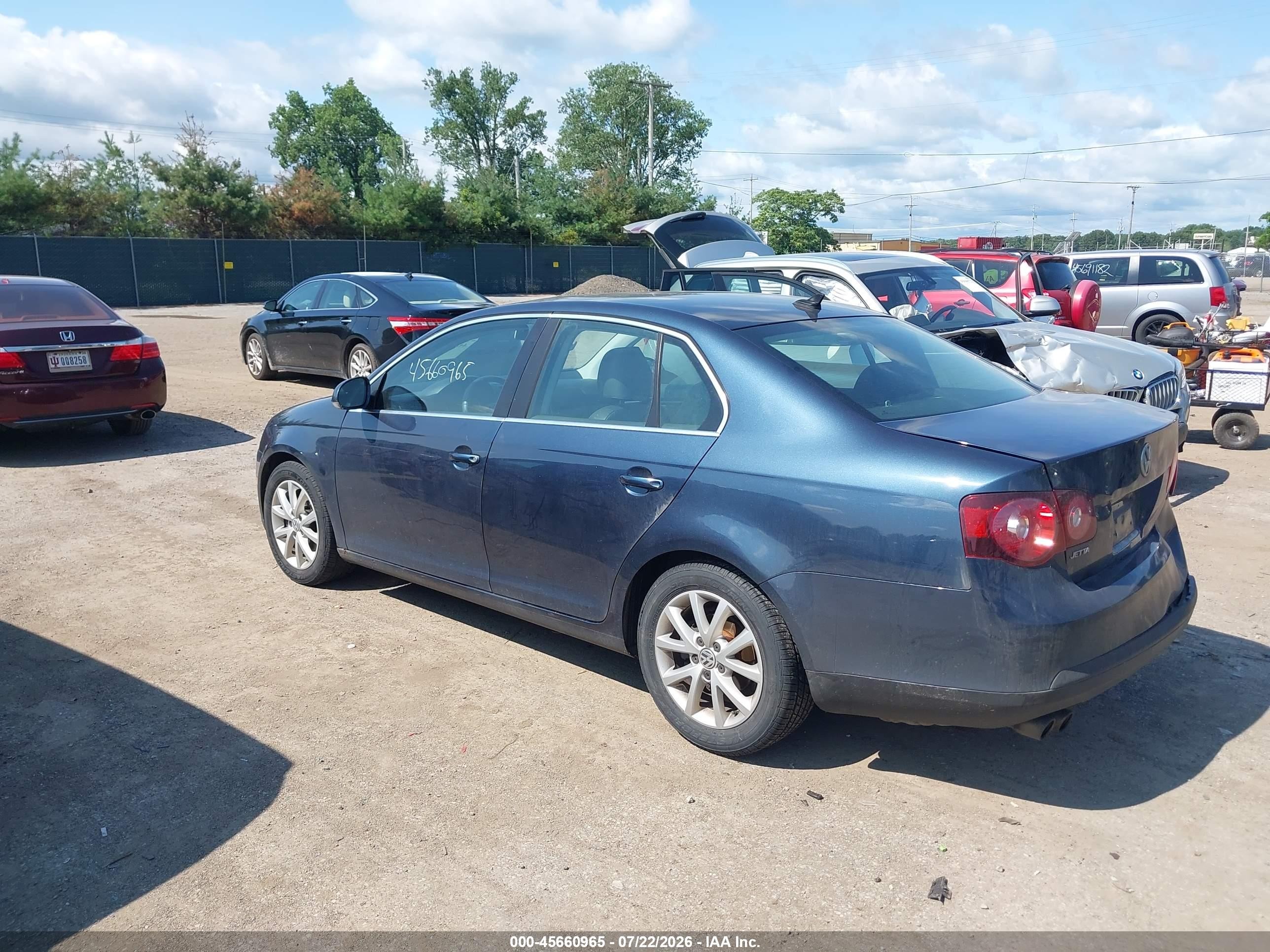 2010 Volkswagen Jetta Se Dark Blue vin: 3VWRX7AJXAM068255