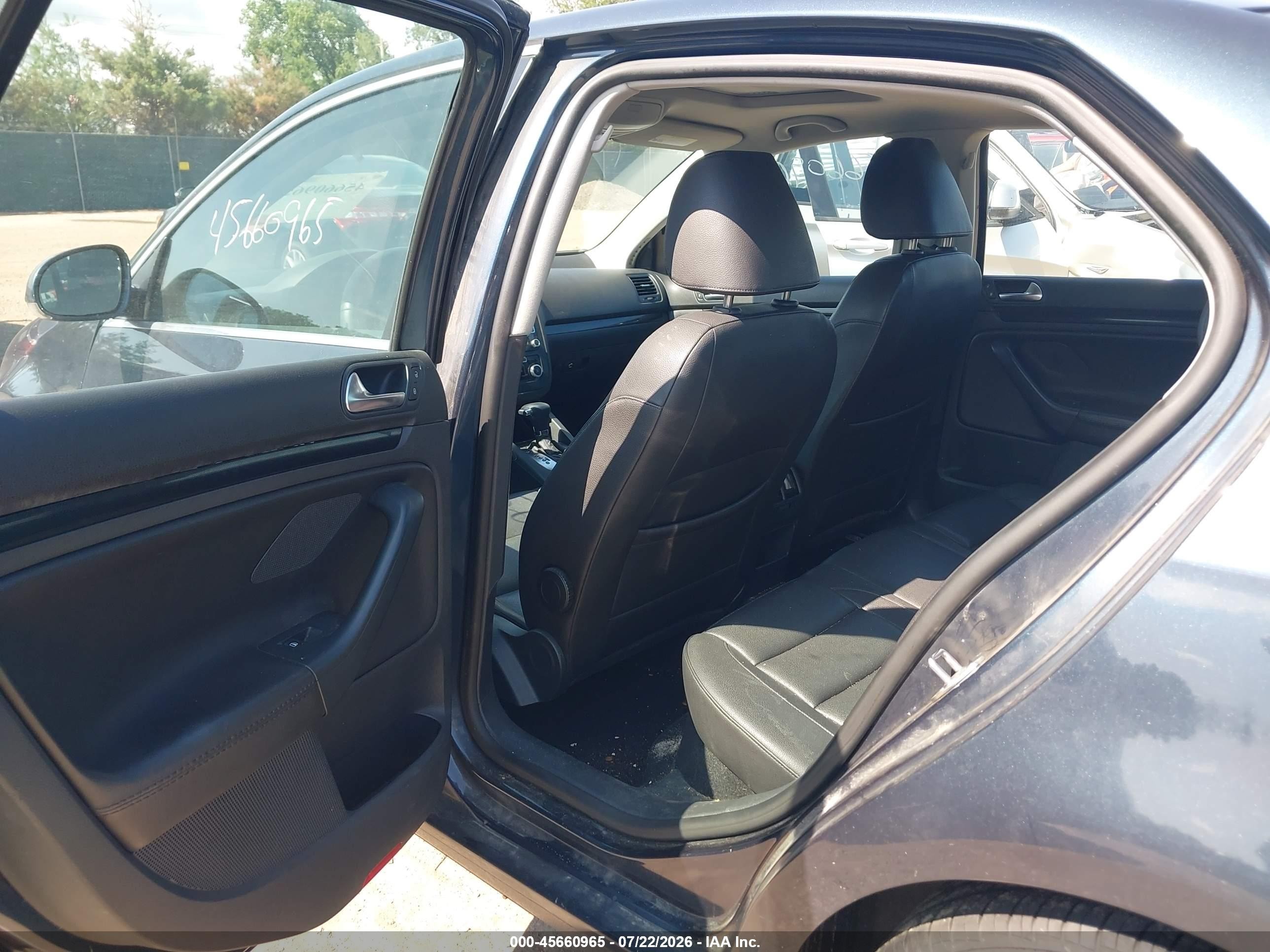 2010 Volkswagen Jetta Se Dark Blue vin: 3VWRX7AJXAM068255