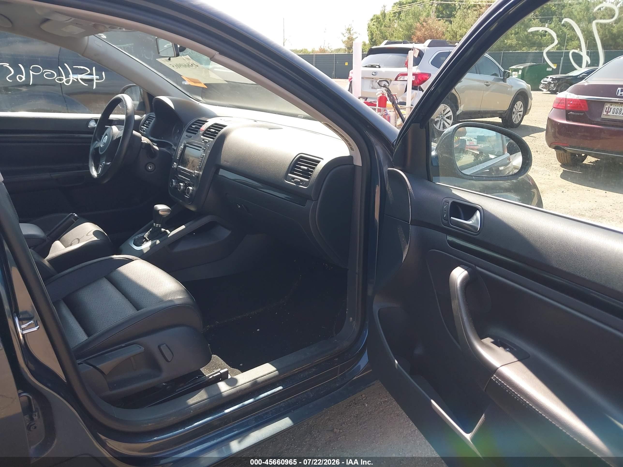 2010 Volkswagen Jetta Se Dark Blue vin: 3VWRX7AJXAM068255