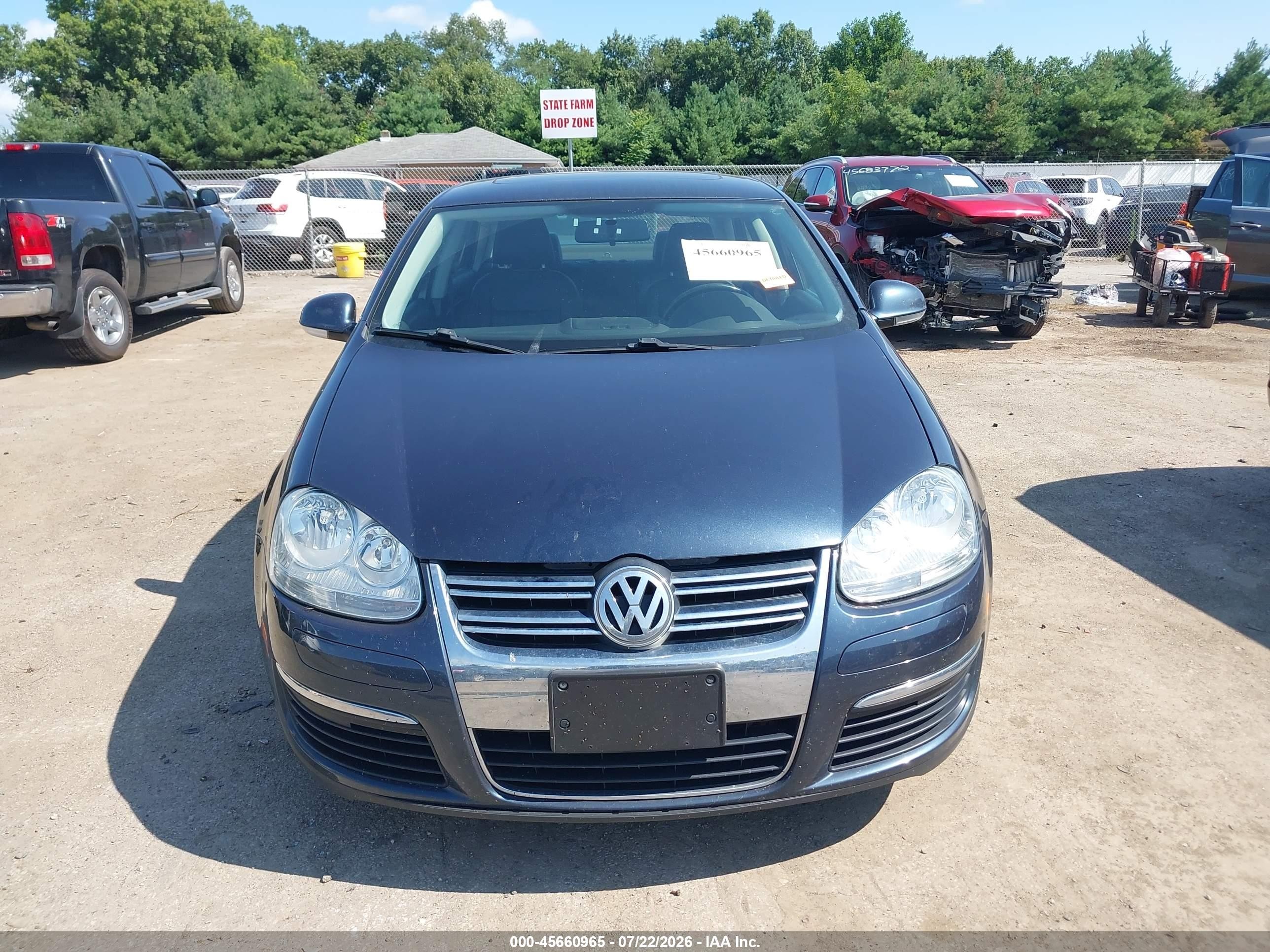 2010 Volkswagen Jetta Se Dark Blue vin: 3VWRX7AJXAM068255