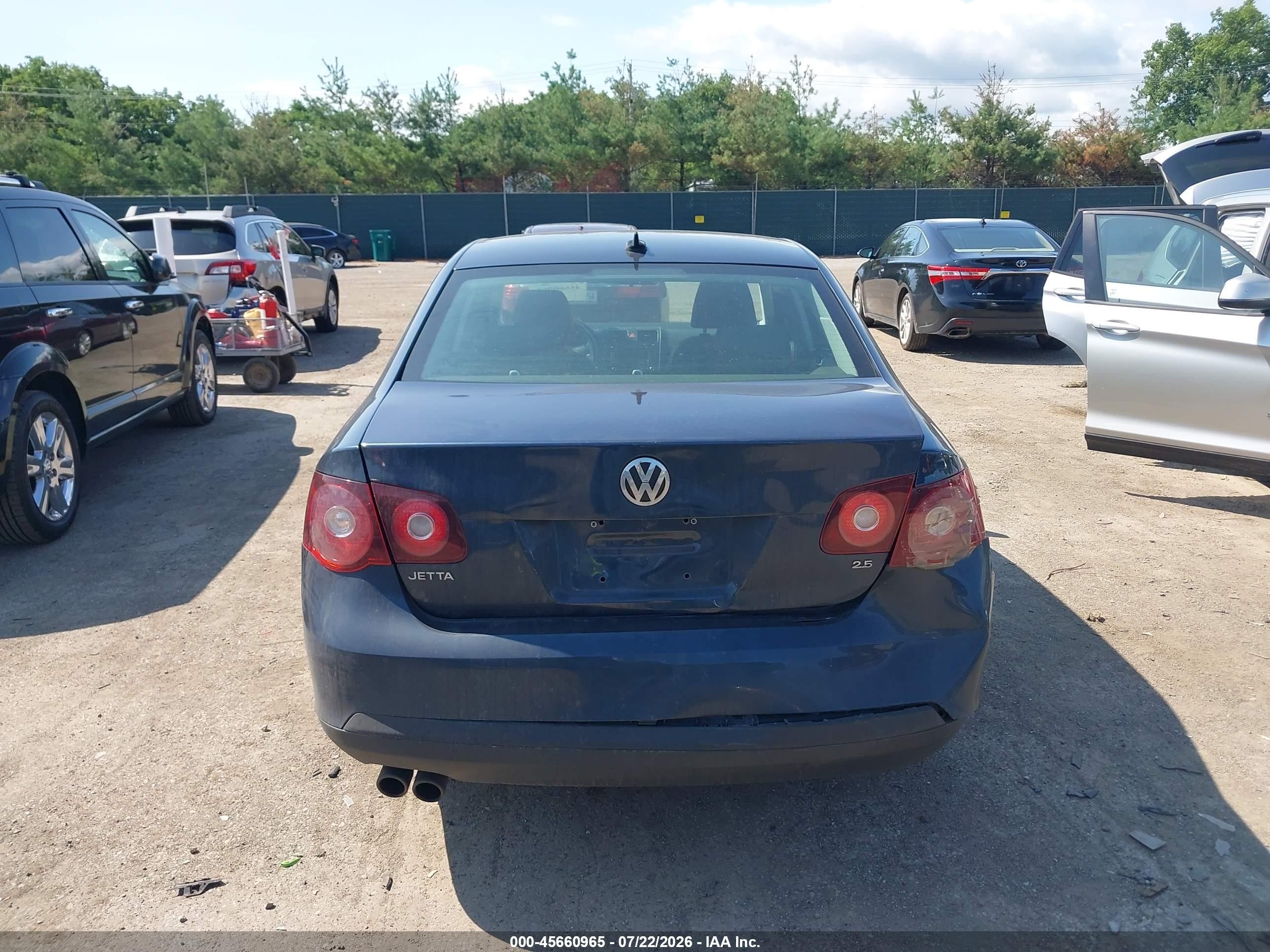 2010 Volkswagen Jetta Se Dark Blue vin: 3VWRX7AJXAM068255