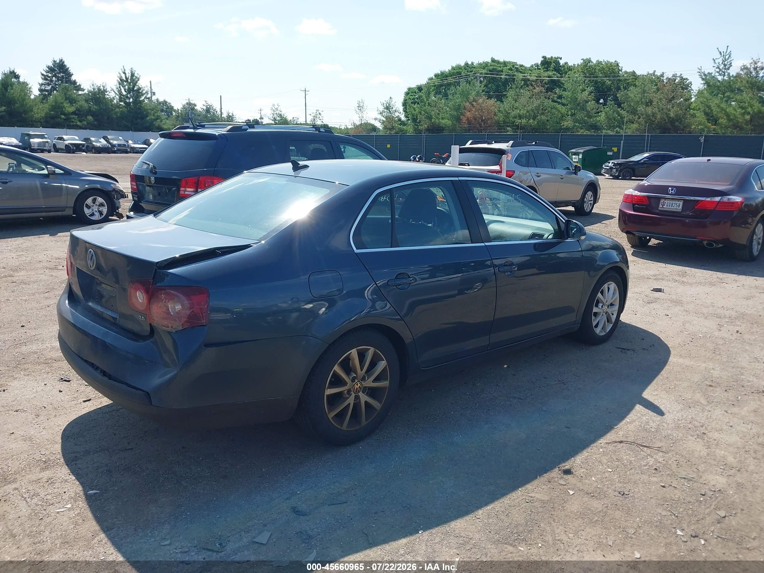 2010 Volkswagen Jetta Se Dark Blue vin: 3VWRX7AJXAM068255