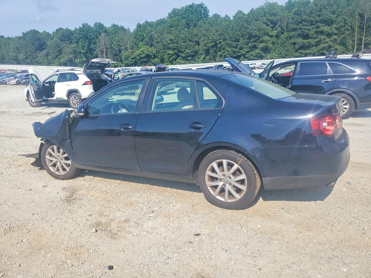 2010 Volkswagen Jetta Se Black vin: 3VWRX7AJXAM136201