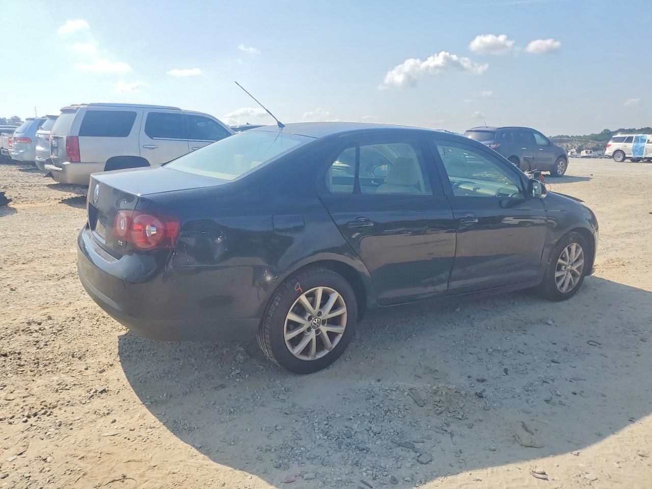 2010 Volkswagen Jetta Se Black vin: 3VWRX7AJXAM136201