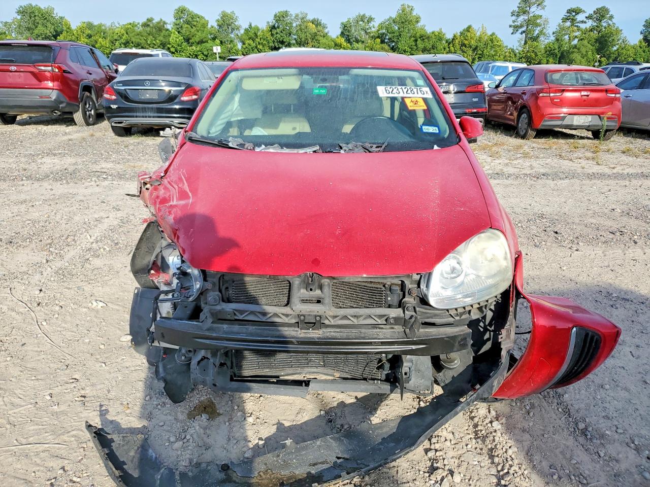 2010 Volkswagen Jetta Se Red vin: 3VWRX7AJXAM154813