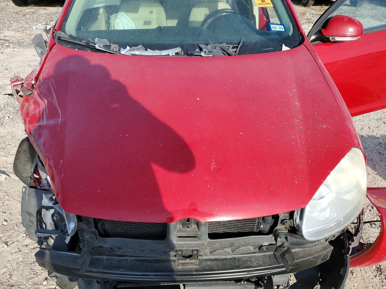 2010 Volkswagen Jetta Se Red vin: 3VWRX7AJXAM154813