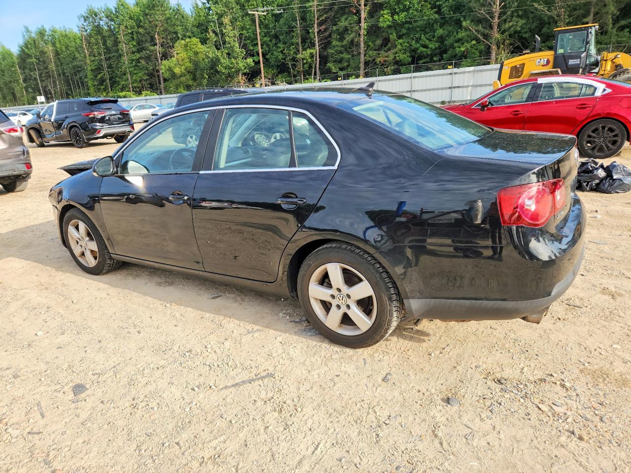2008 Volkswagen Jetta Se Black vin: 3VWRZ71K08M144692