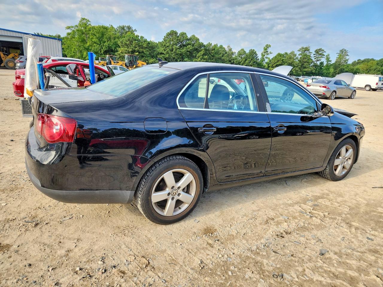 2008 Volkswagen Jetta Se Black vin: 3VWRZ71K08M144692