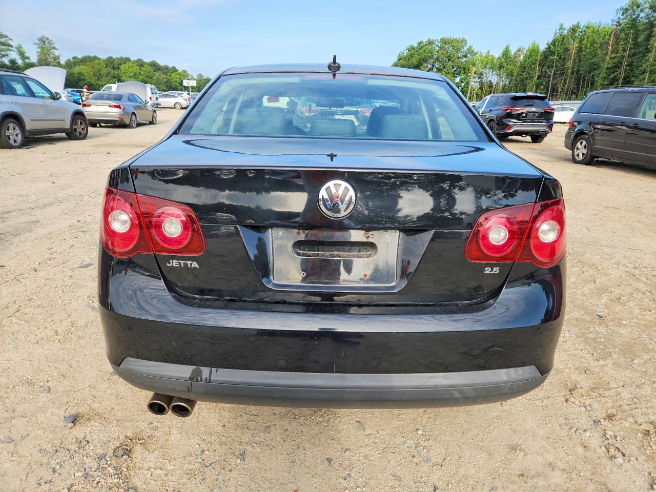 2008 Volkswagen Jetta Se Black vin: 3VWRZ71K08M144692