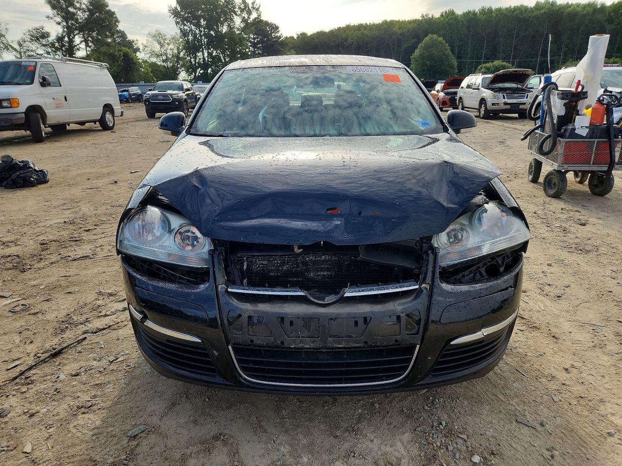 2008 Volkswagen Jetta Se Black vin: 3VWRZ71K08M144692