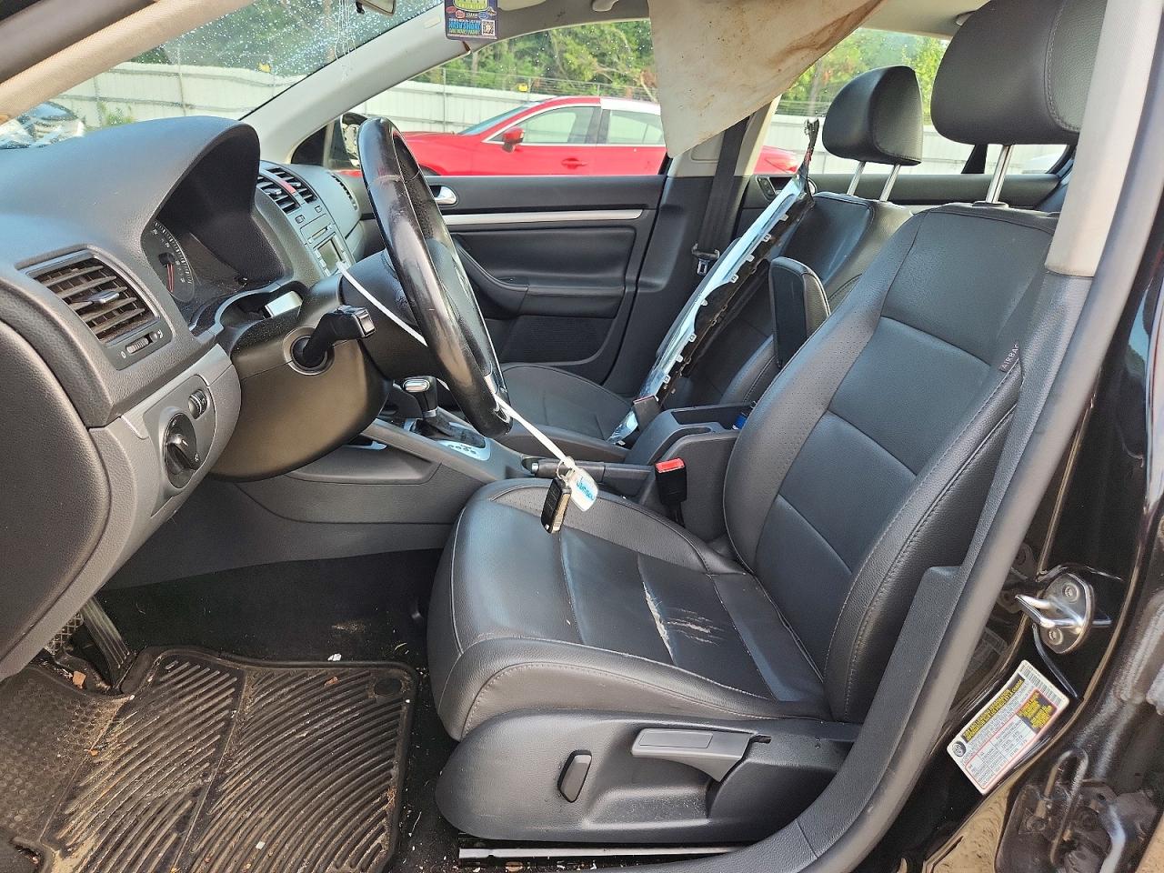 2008 Volkswagen Jetta Se Black vin: 3VWRZ71K08M144692