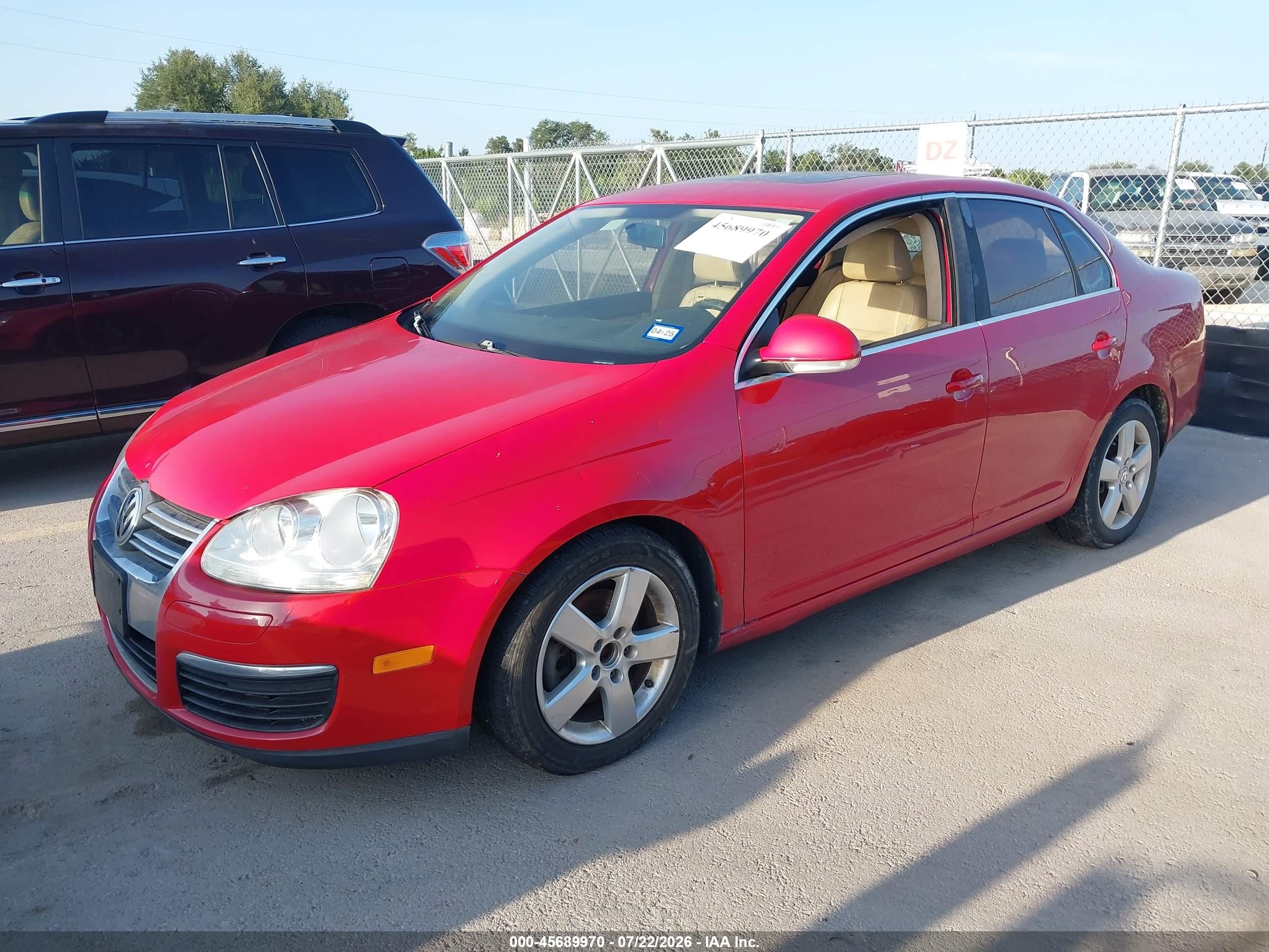 2008 Volkswagen Jetta Se/sel Красный vin: 3VWRZ71K08M155305