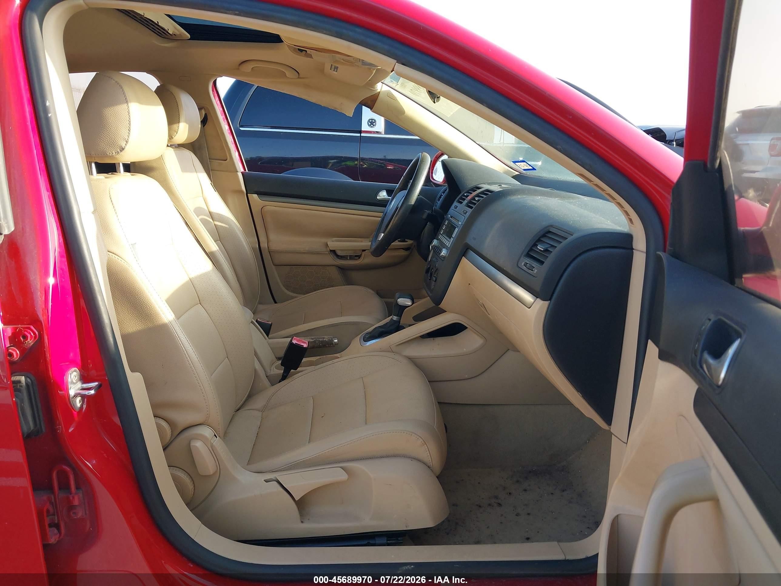 2008 Volkswagen Jetta Se/sel Красный vin: 3VWRZ71K08M155305