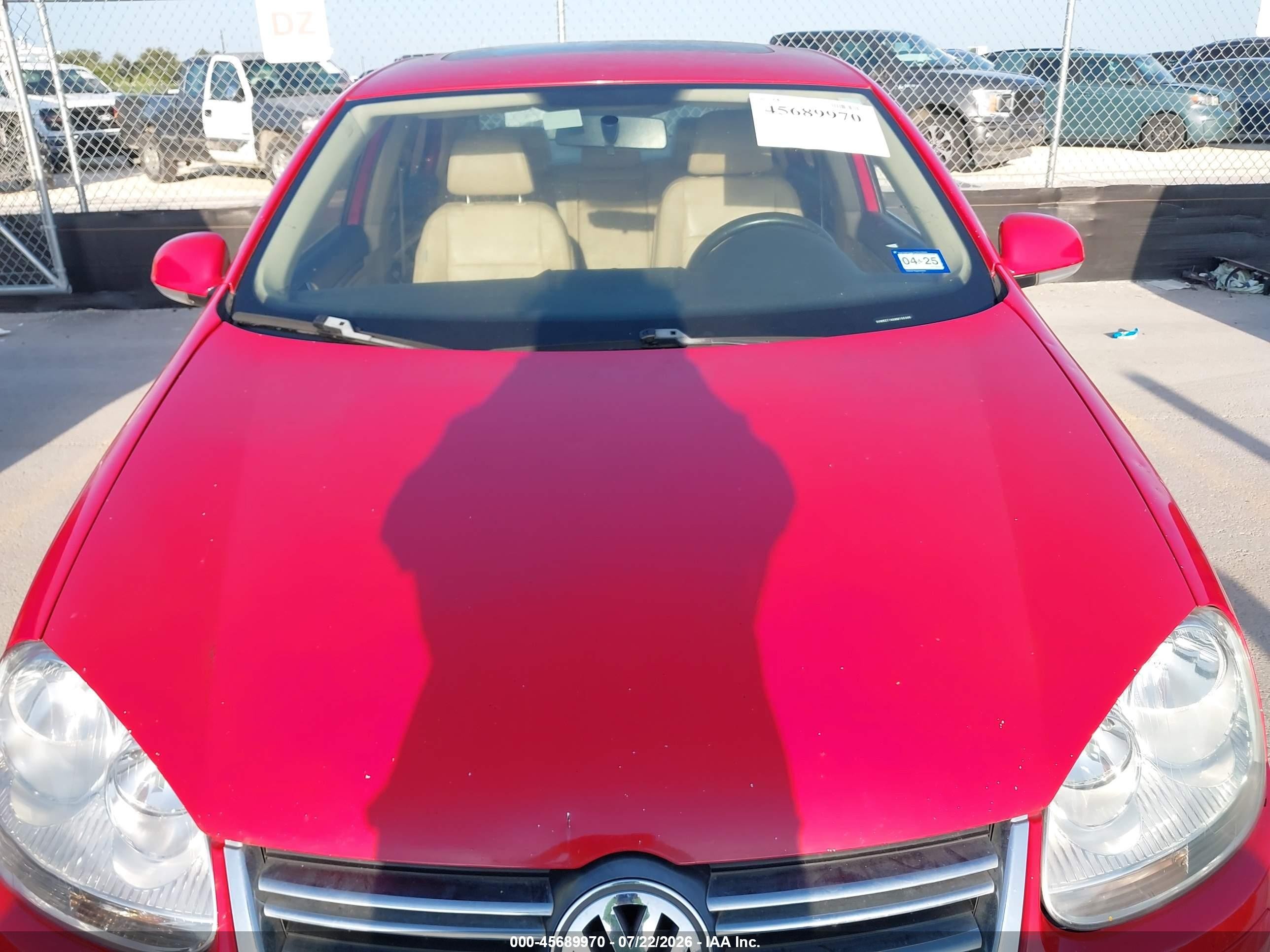 2008 Volkswagen Jetta Se/sel Красный vin: 3VWRZ71K08M155305