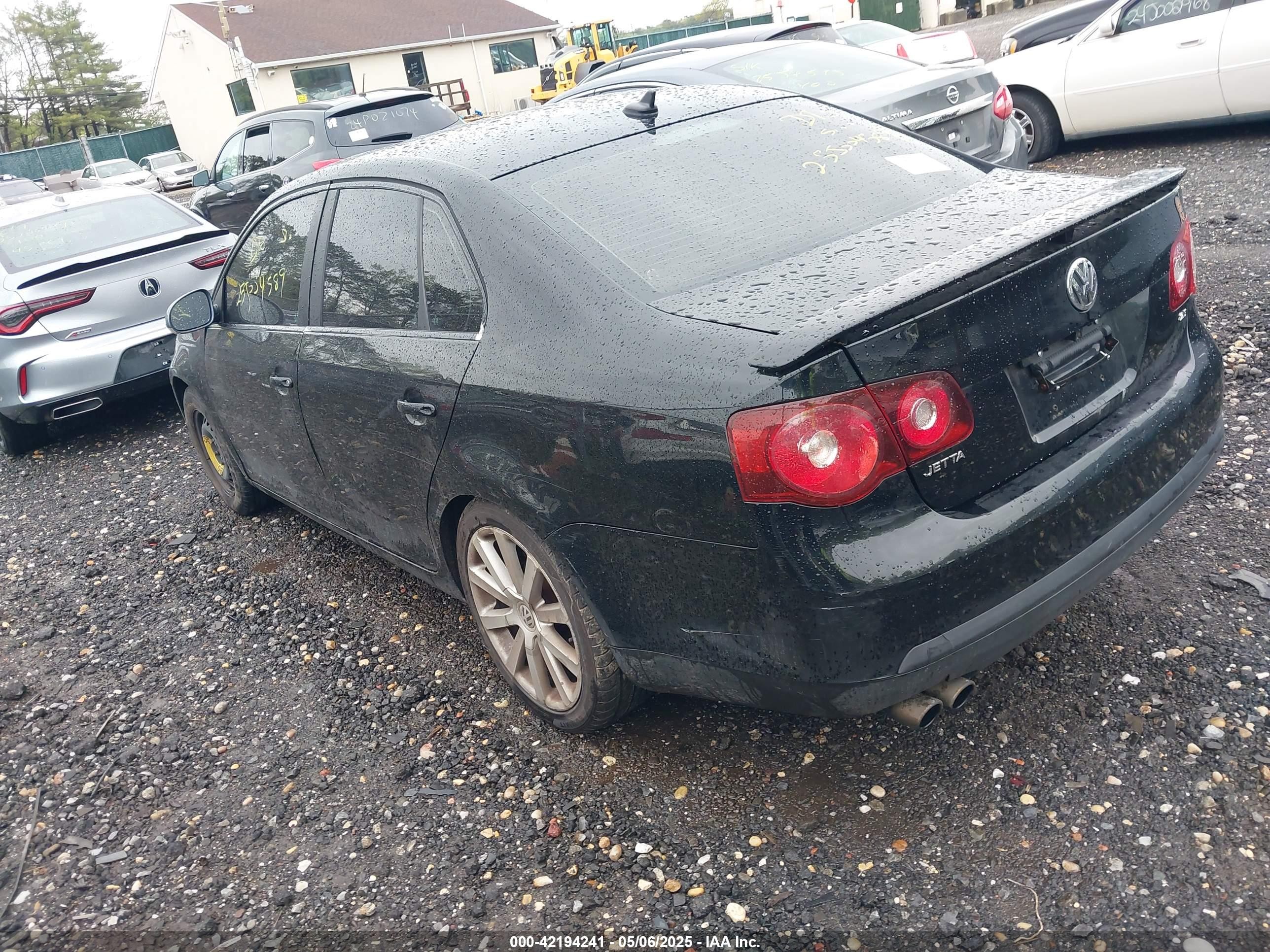 2008 Volkswagen Jetta Se/sel Черный vin: 3VWRZ71K08M190202