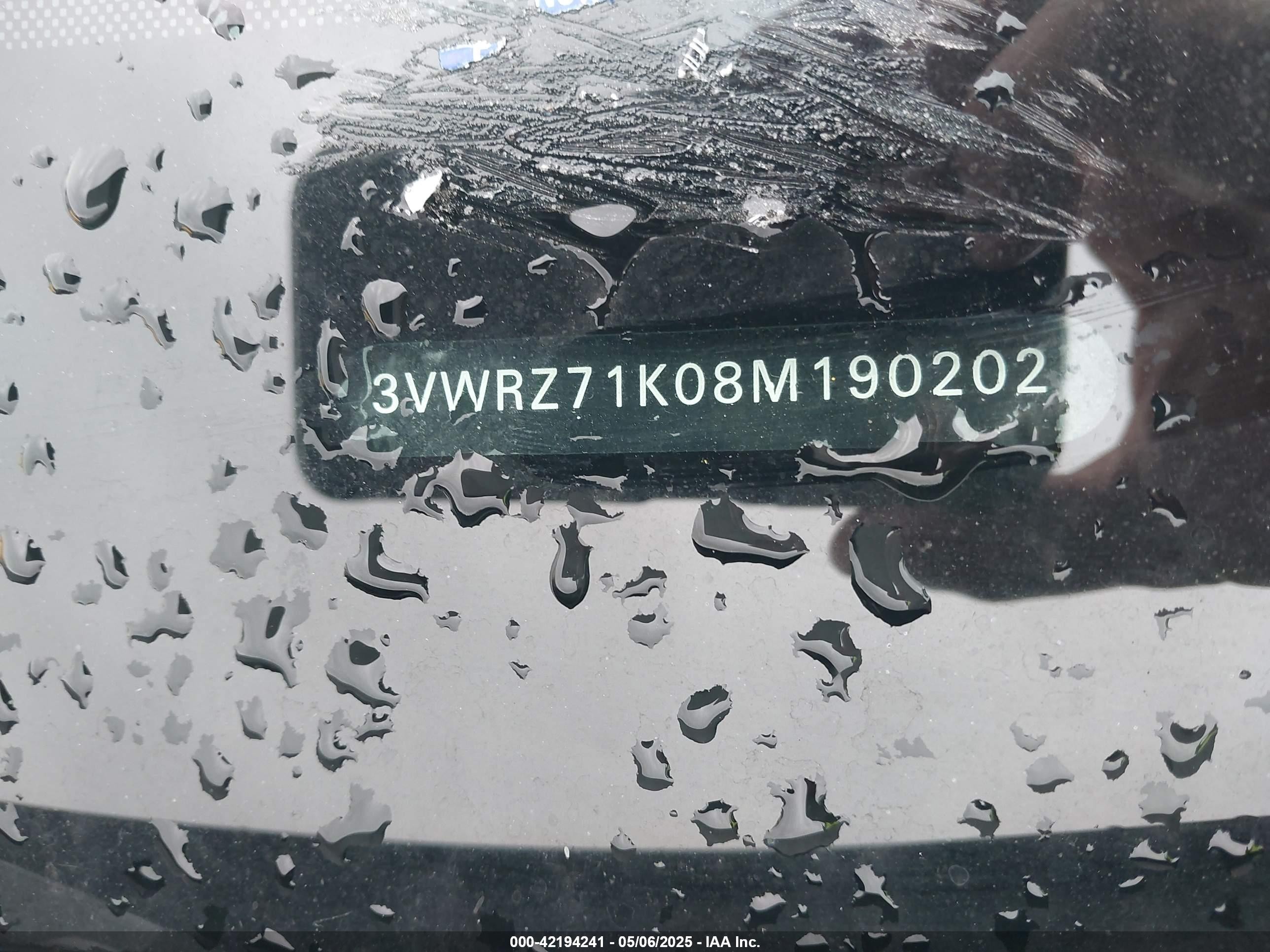 2008 Volkswagen Jetta Se/sel Черный vin: 3VWRZ71K08M190202