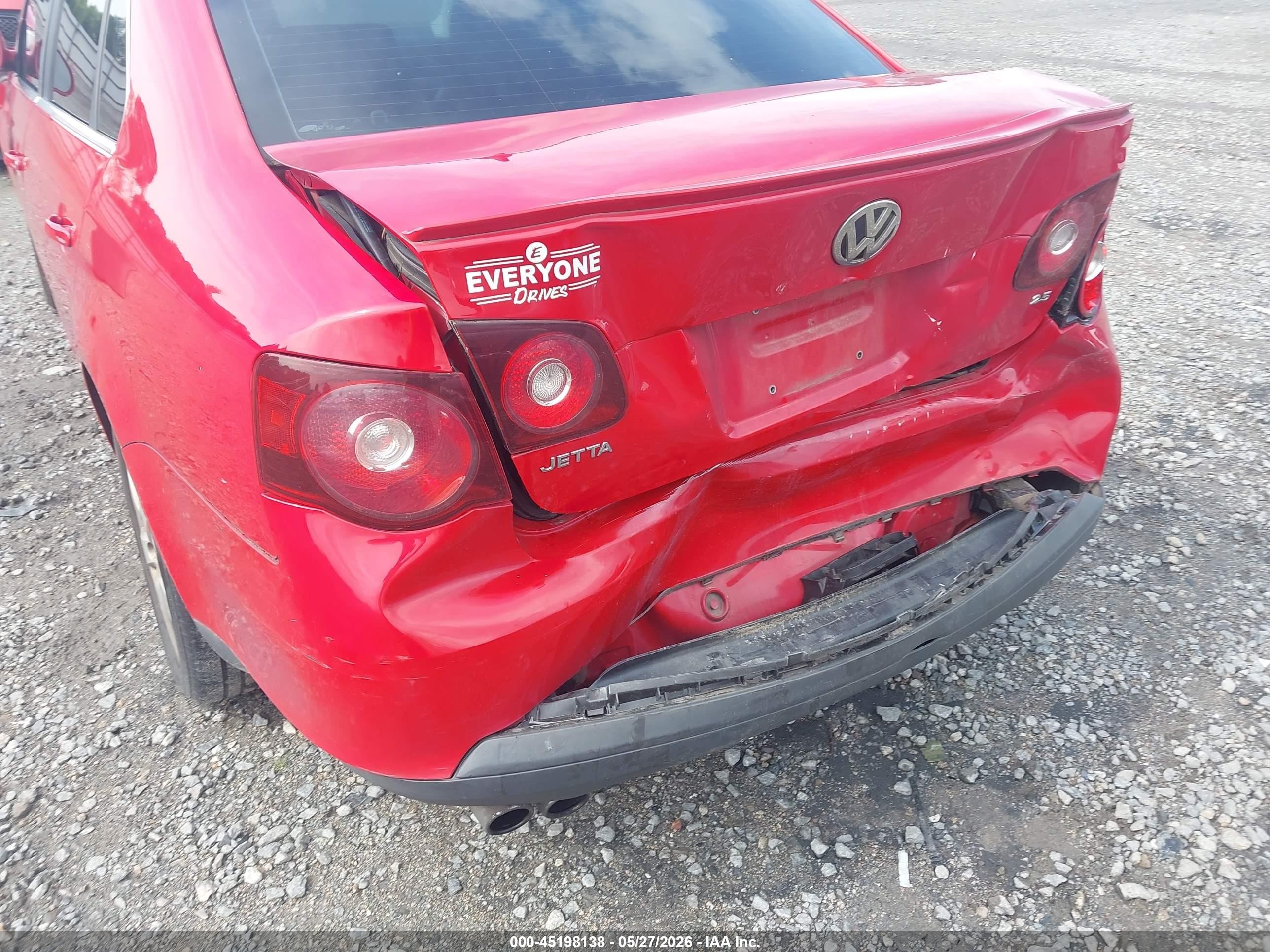 2009 Volkswagen Jetta Se/sel Red vin: 3VWRZ71K09M004482