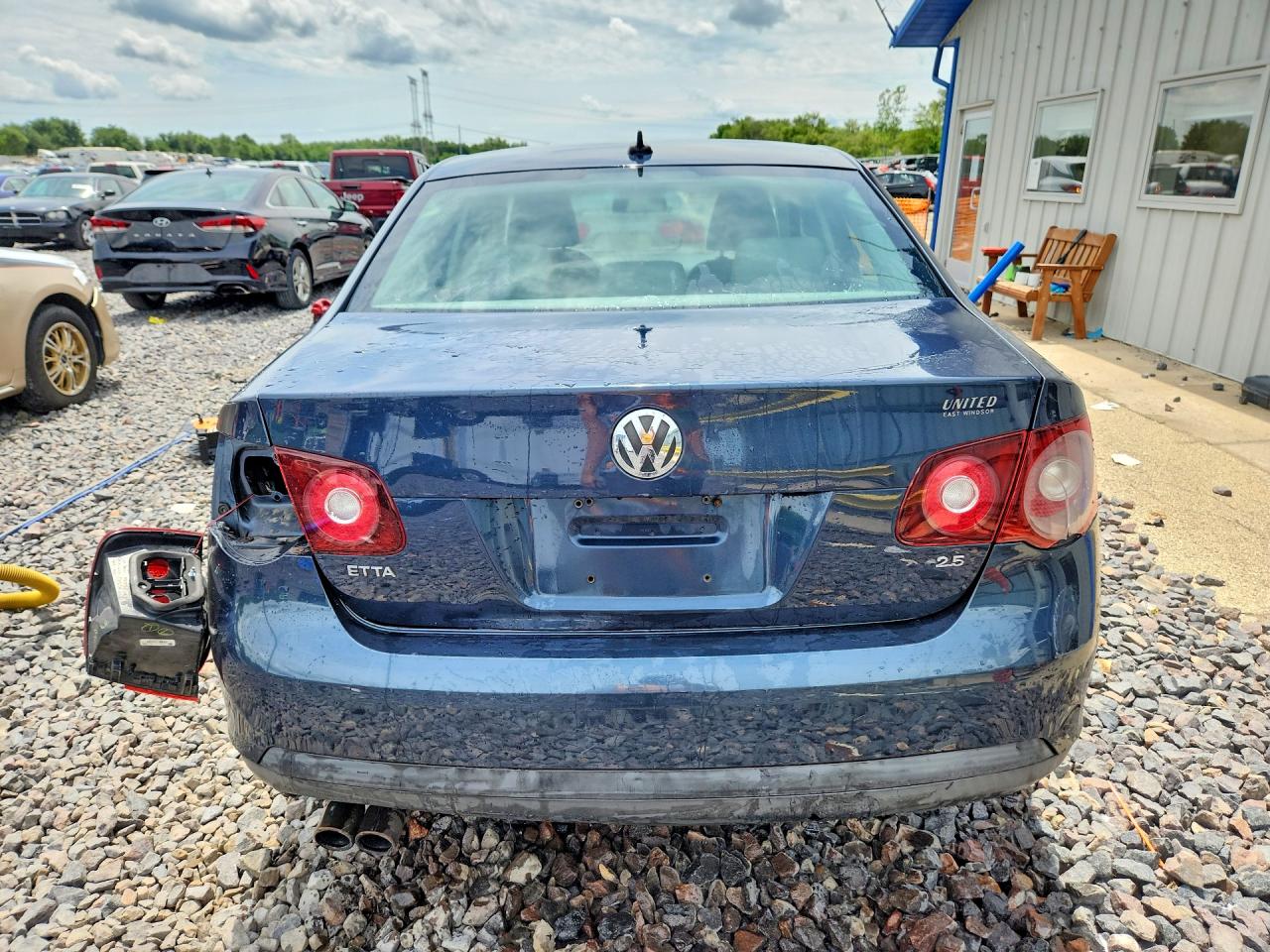 2009 Volkswagen Jetta Se Blue vin: 3VWRZ71K09M092983