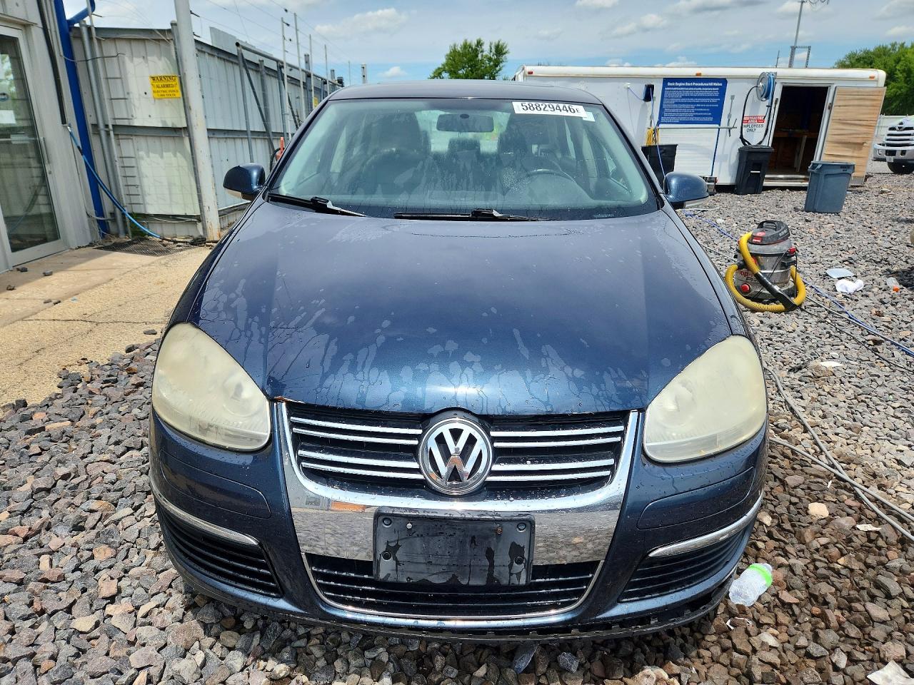 2009 Volkswagen Jetta Se Blue vin: 3VWRZ71K09M092983